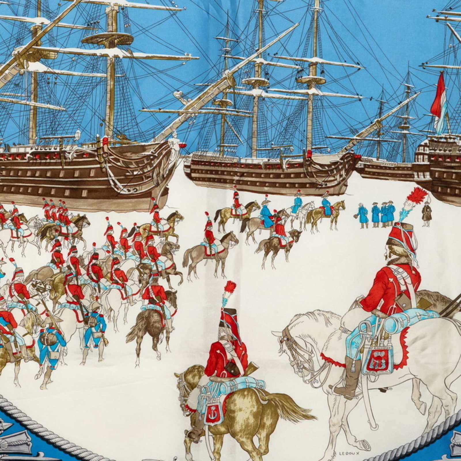 Silk Hermes Scarf - 3