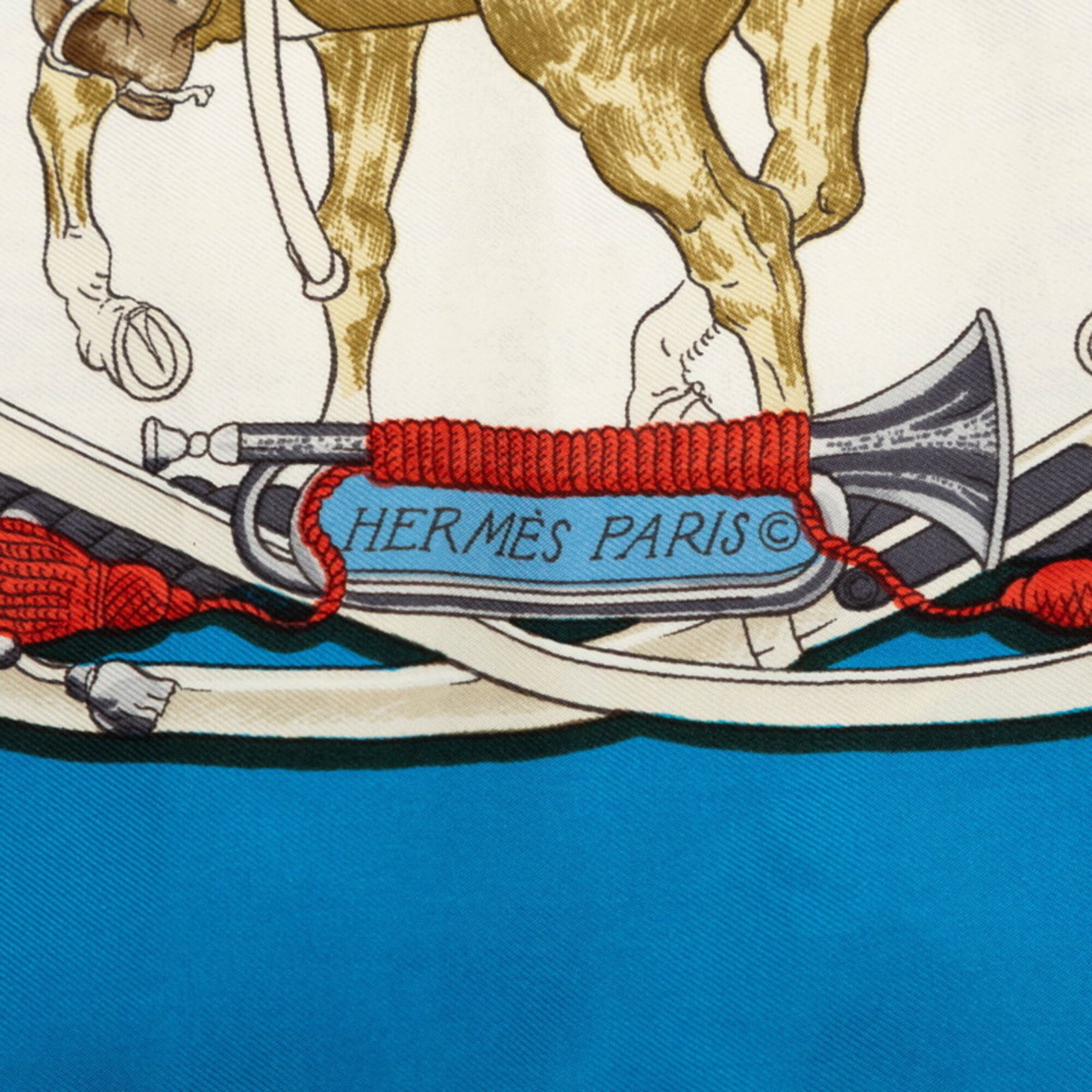 Silk Hermes Scarf - 5