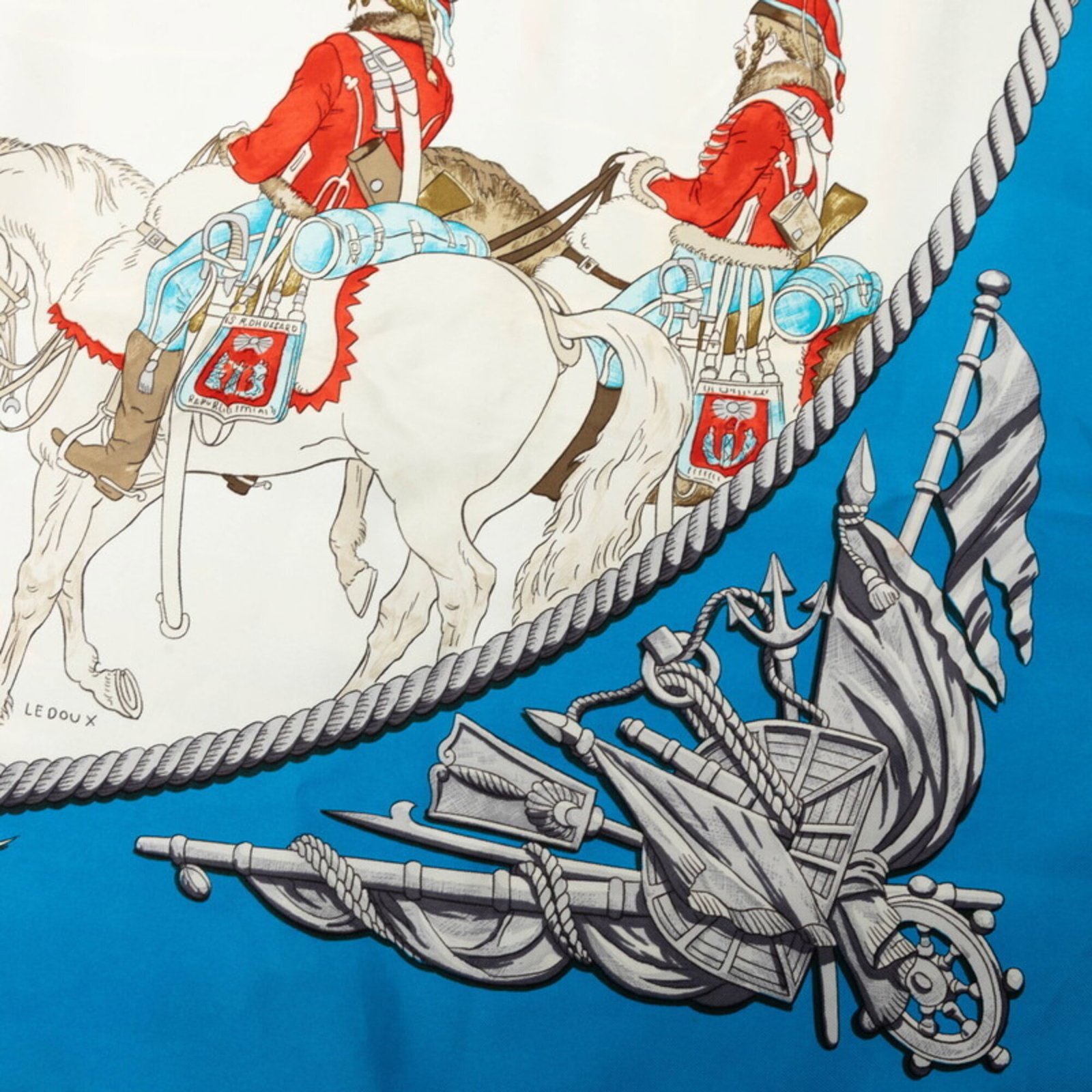 Silk Hermes Scarf - 6