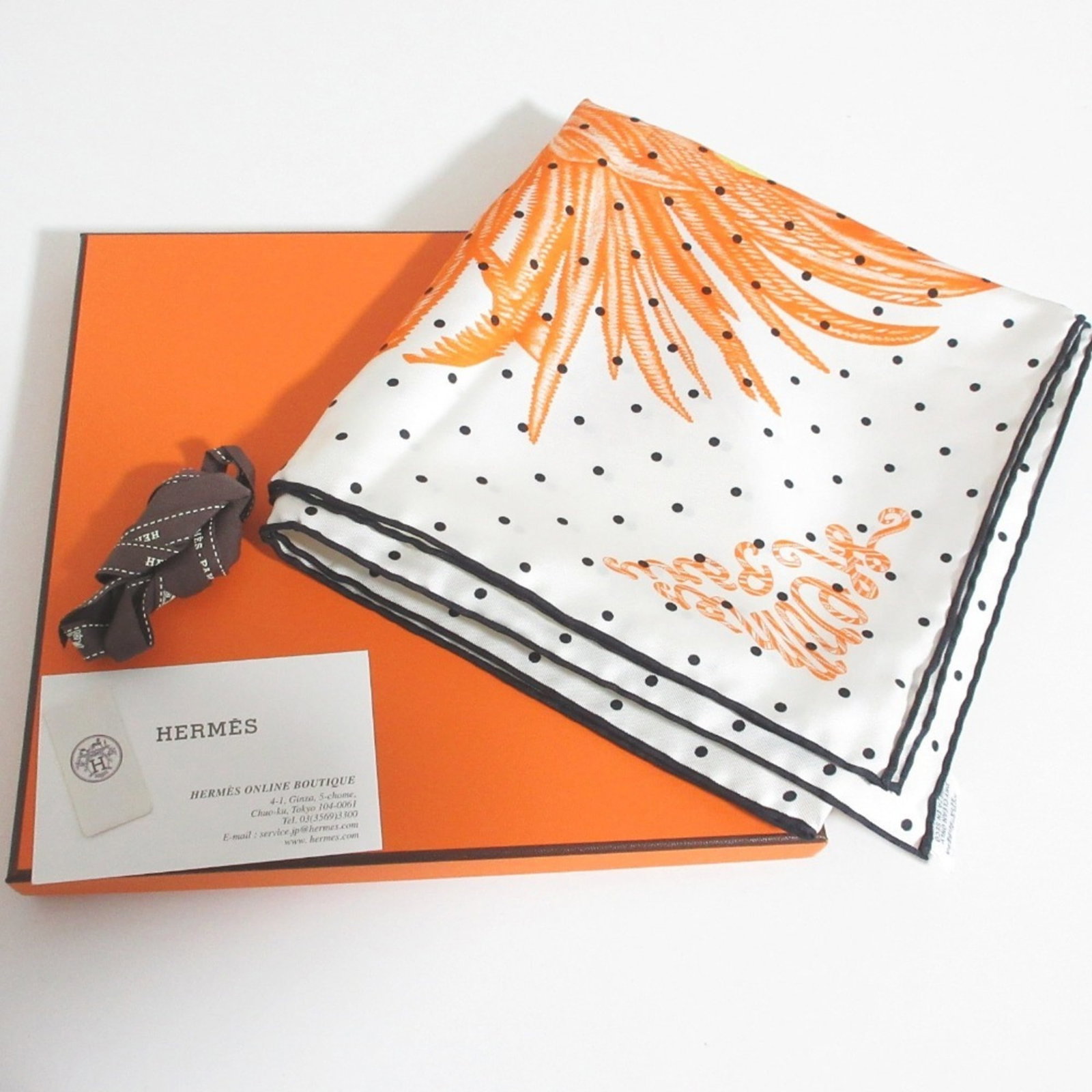 Silk Hermes Scarf - 7