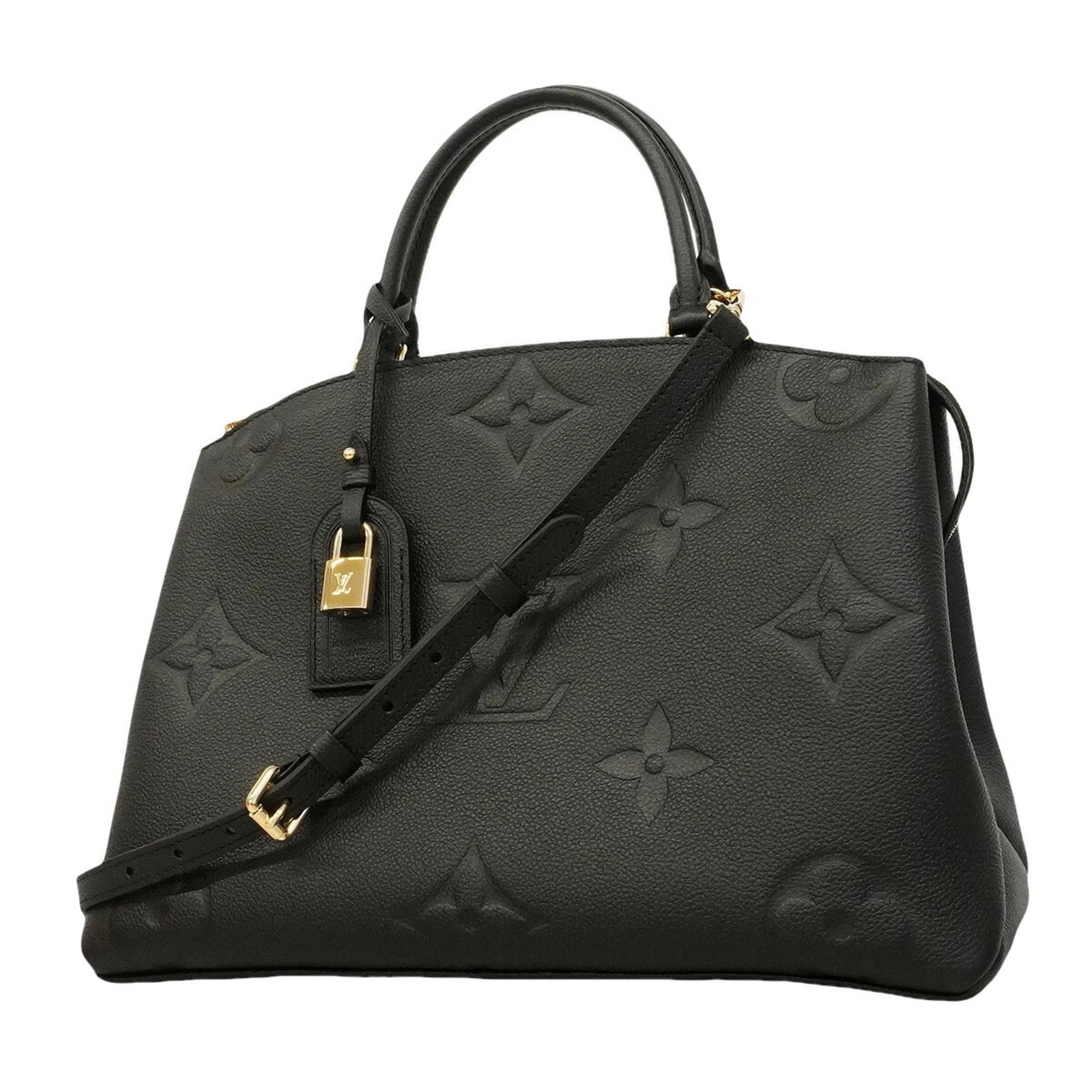 Handbag Louis Vuitton: Handbag Louis Vuitton Black Louis Vuitton handbag with dimensions 25.5cm x 33cm x 16cm. This MPN M45811 handbag is a classic design with a sleek black finish. Its compact size makes it a versatile