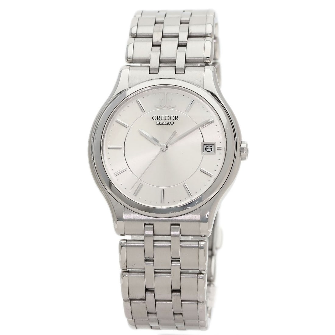 Seiko Credor Watches Gcaz057 8J86-7A00 Stainless Steel/ Stainless Steel: Seiko Credor Watches Gcaz057 8J86-7A00 Stainless Steel/ Stainless Steel Stainless steel case and bezel add a sleek, modern touch to this Seiko Credor watch, featuring a silver dial and quartz