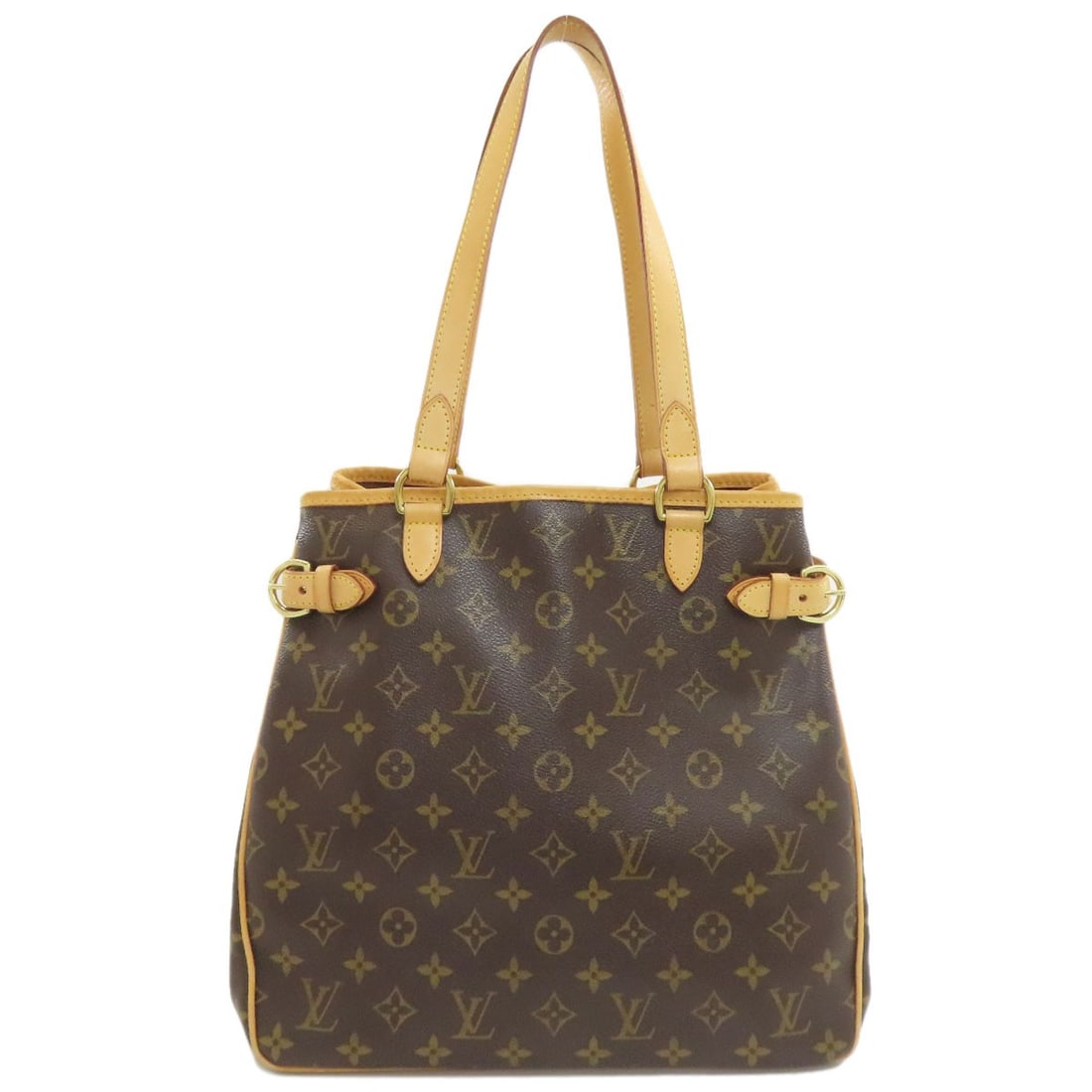 Vertical Monogram Canvas M51153 Bag Tote Batignol: Vertical Monogram Canvas M51153 Bag Tote Batignol Brown LOUIS VUITTON Monogram Canvas Tote Bag with a classic design and signature style. This 11.8 inch tall, 5.7 inch deep bag features the iconic mon