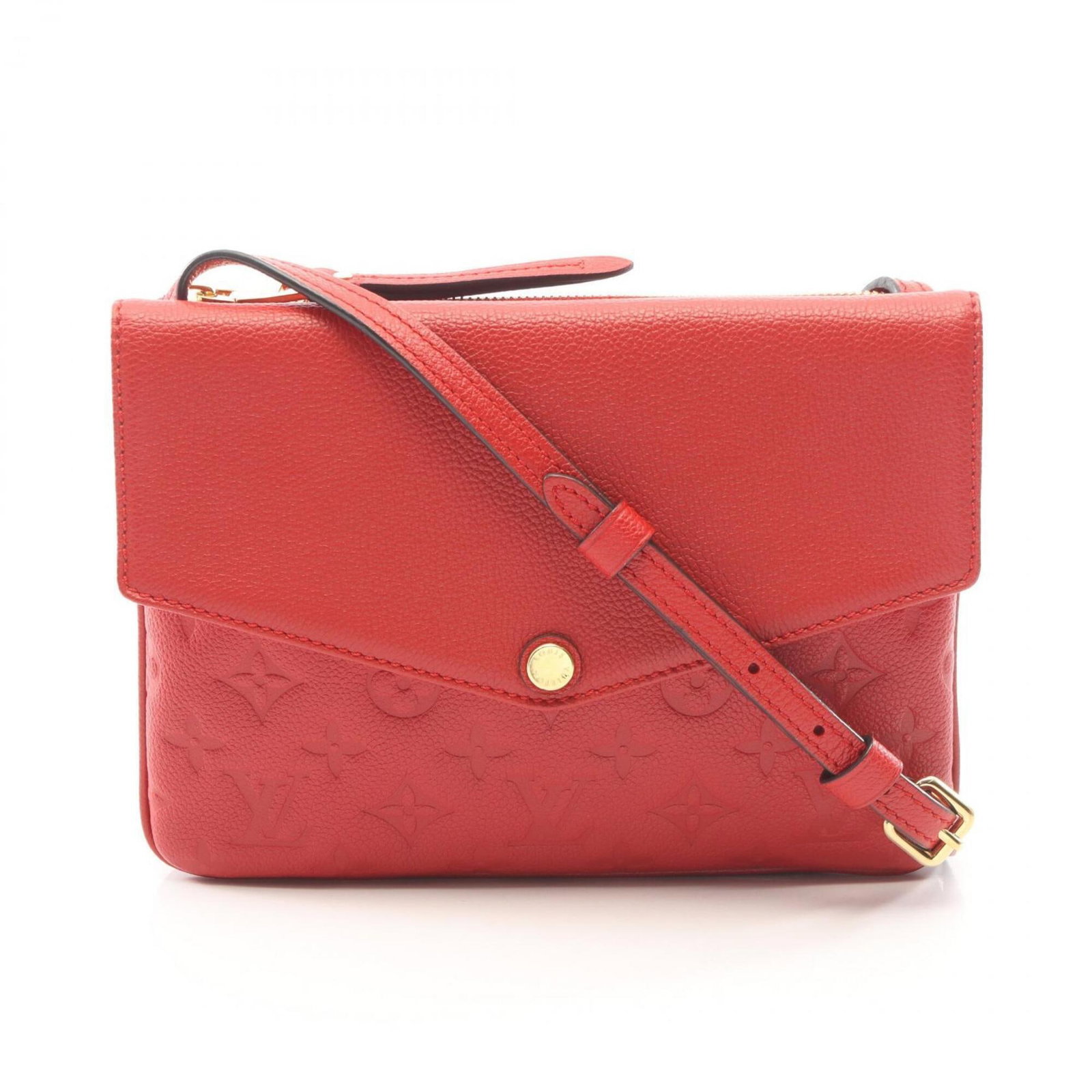 Monogram Empreinte Handbag Shoulder Louis Vuitton: Monogram Empreinte Handbag Shoulder Louis Vuitton Cerise, Red Monogram Empreinte Handbag Shoulder from Louis Vuitton, measuring 17cm x 23cm, features the iconic Empreinte pattern in a striking red hue