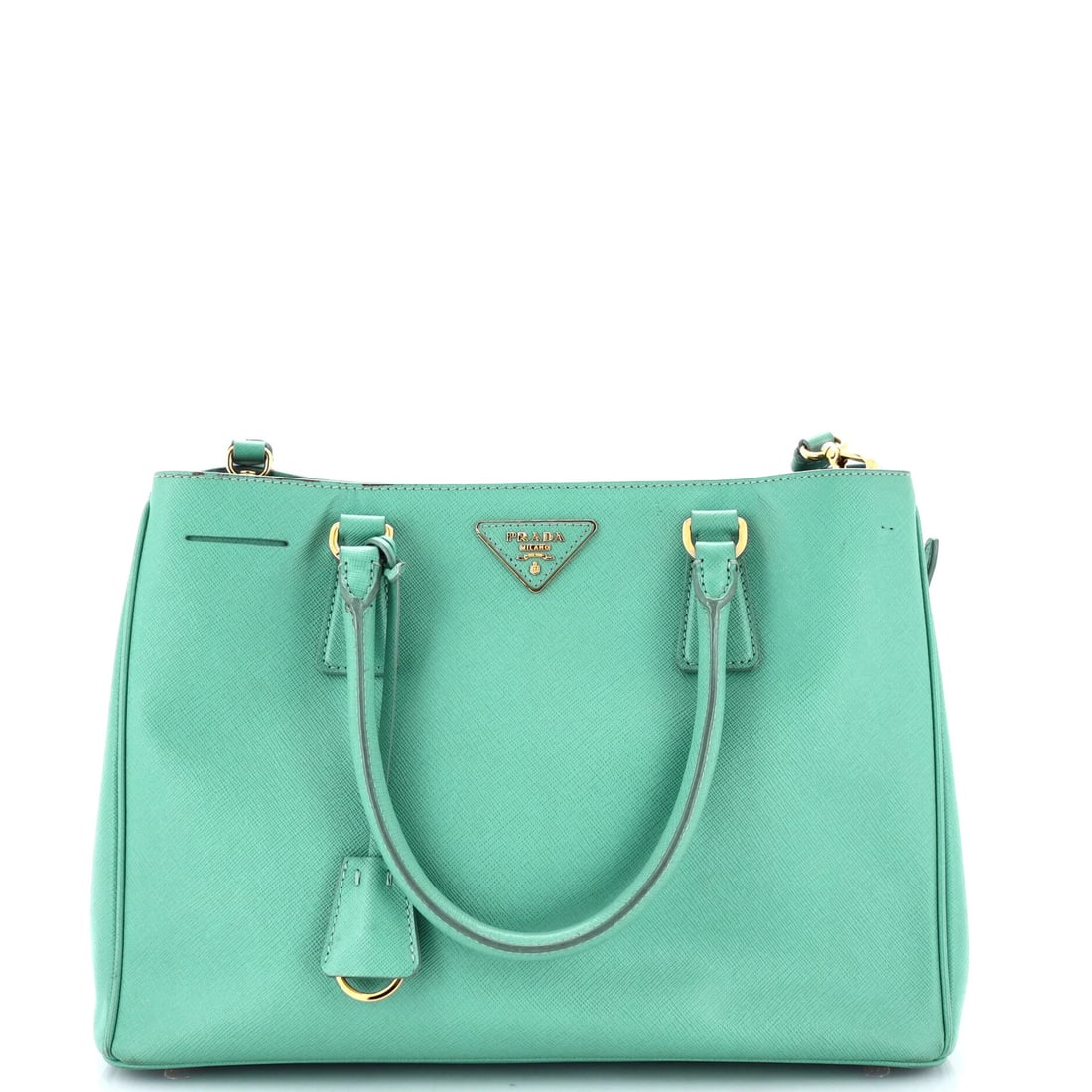 Prada Gardener's Tote Saffiano Leather Medium: Prada Gardener's Tote Saffiano Leather Medium The Prada Gardener's Tote Saffiano Leather Medium is a stylish and practical medium-sized tote with a classic design. Made from high-quality Saffiano