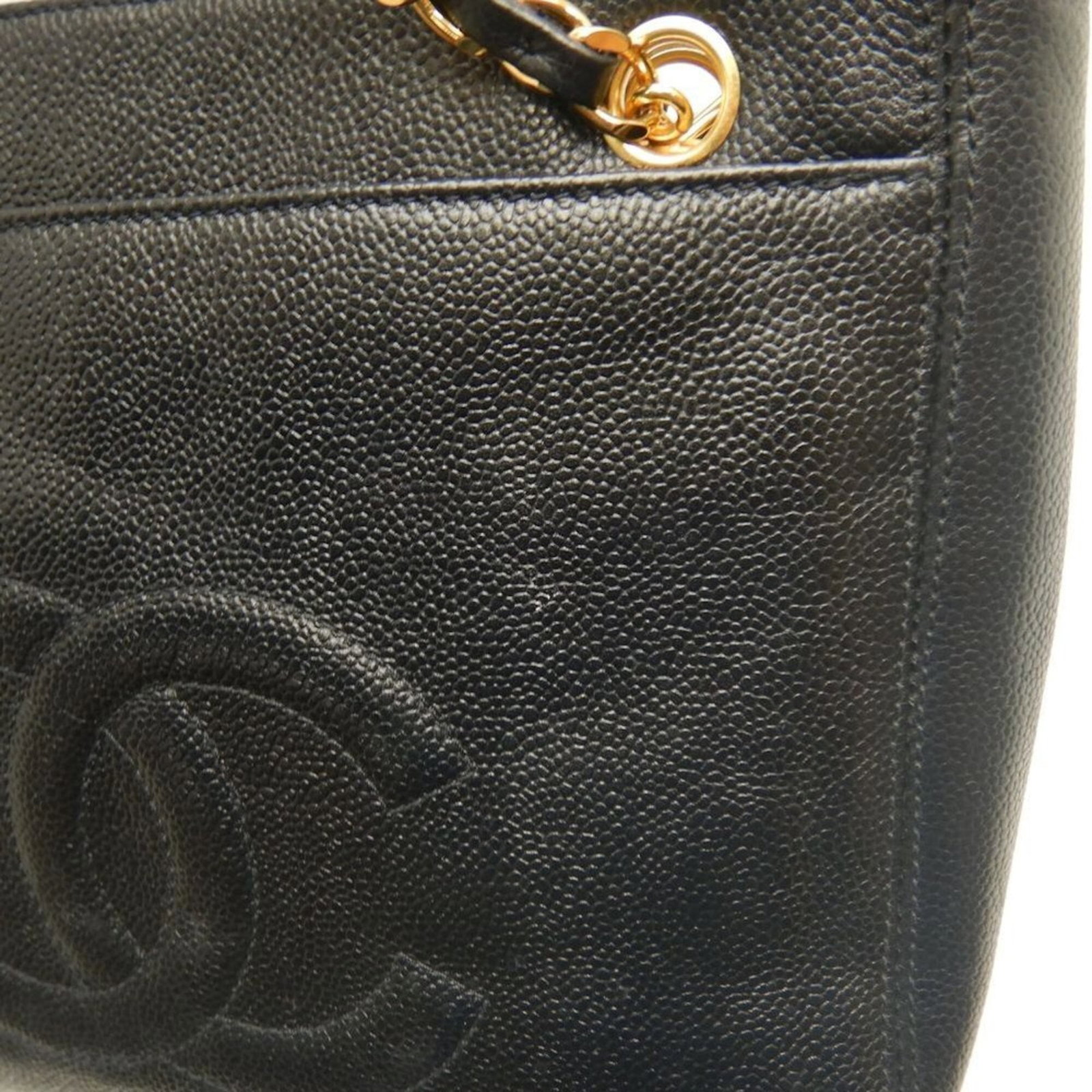 Calfskin Grained Chanel Bag Shoulder - 11