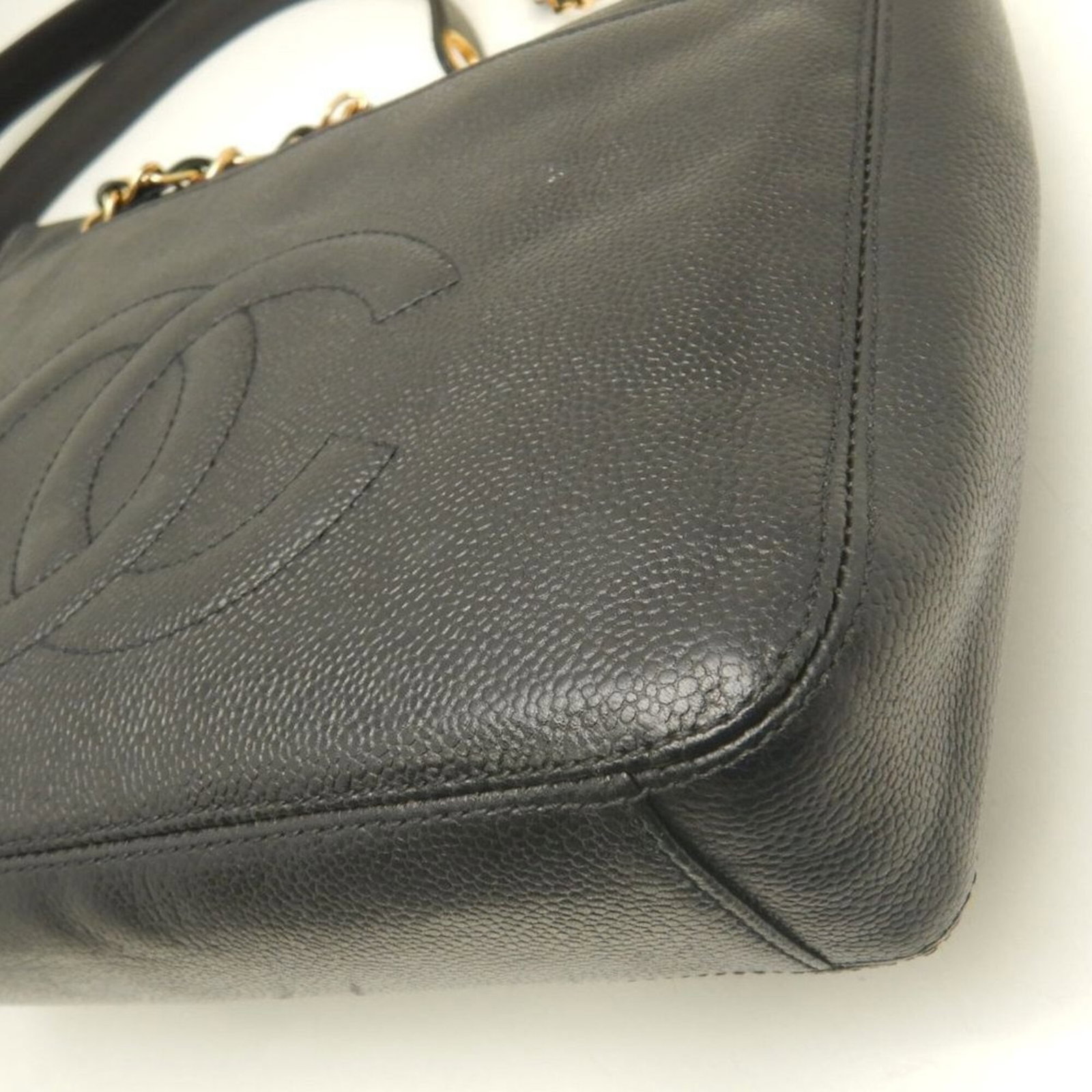 Calfskin Grained Chanel Bag Shoulder - 16