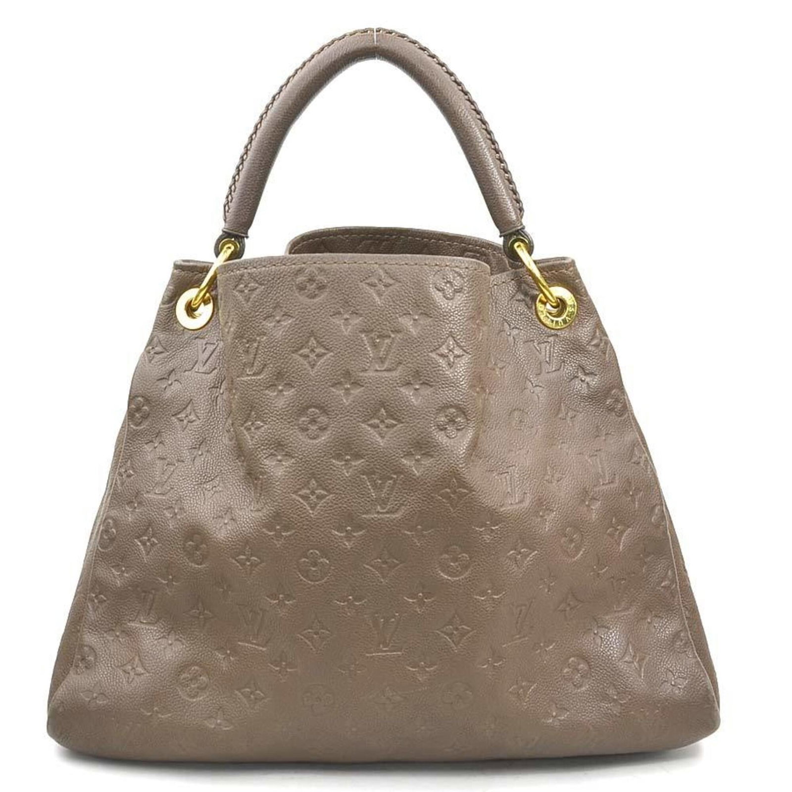 Shoulder Bag Monogram Empreinte Louis Vuitton: Shoulder Bag Monogram Empreinte Louis Vuitton Brown Monogram Empreinte Louis Vuitton Shoulder Bag, 33cm x 41cm x 18.5cm, featuring the iconic Empreinte pattern, a signature style of Louis Vuitton. Mad