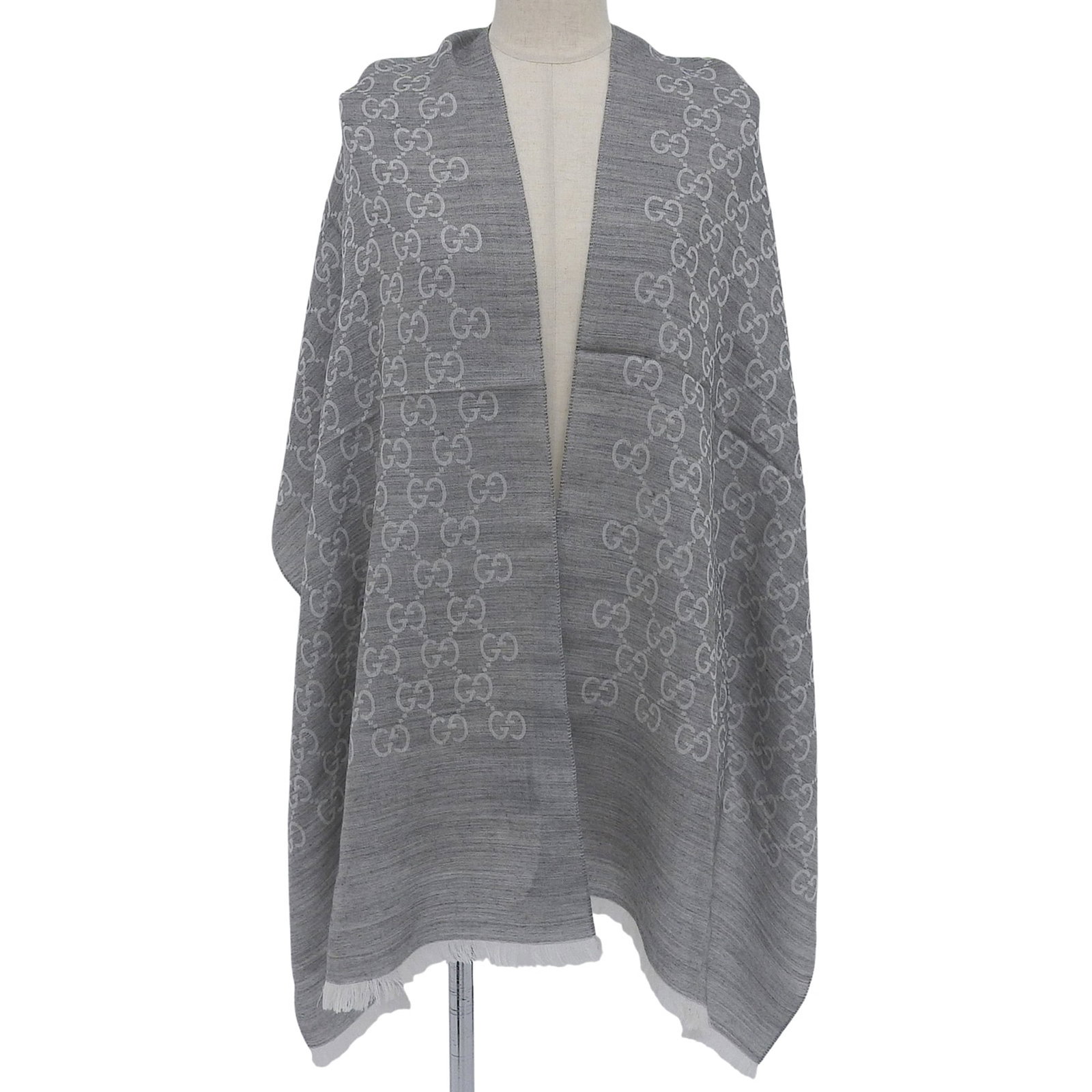 Gucci Wool Silk Shawl - 2