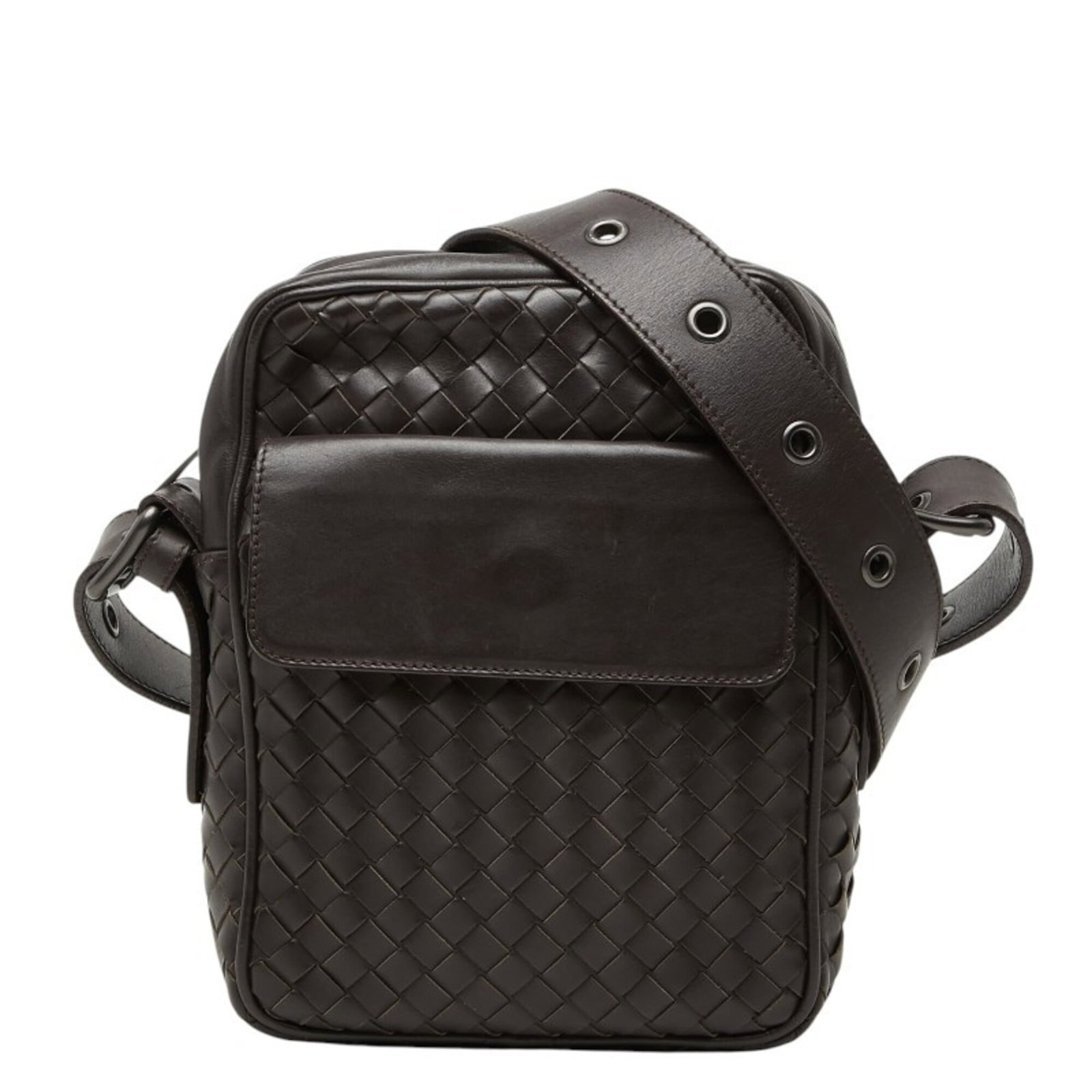 Bottega Veneta Shoulder Bag Leather: Bottega Veneta Shoulder Bag Leather Bottega Veneta's signature leather craftsmanship is evident in this beautifully made shoulder bag, featuring a rich brown color and sleek design. The bag's compact