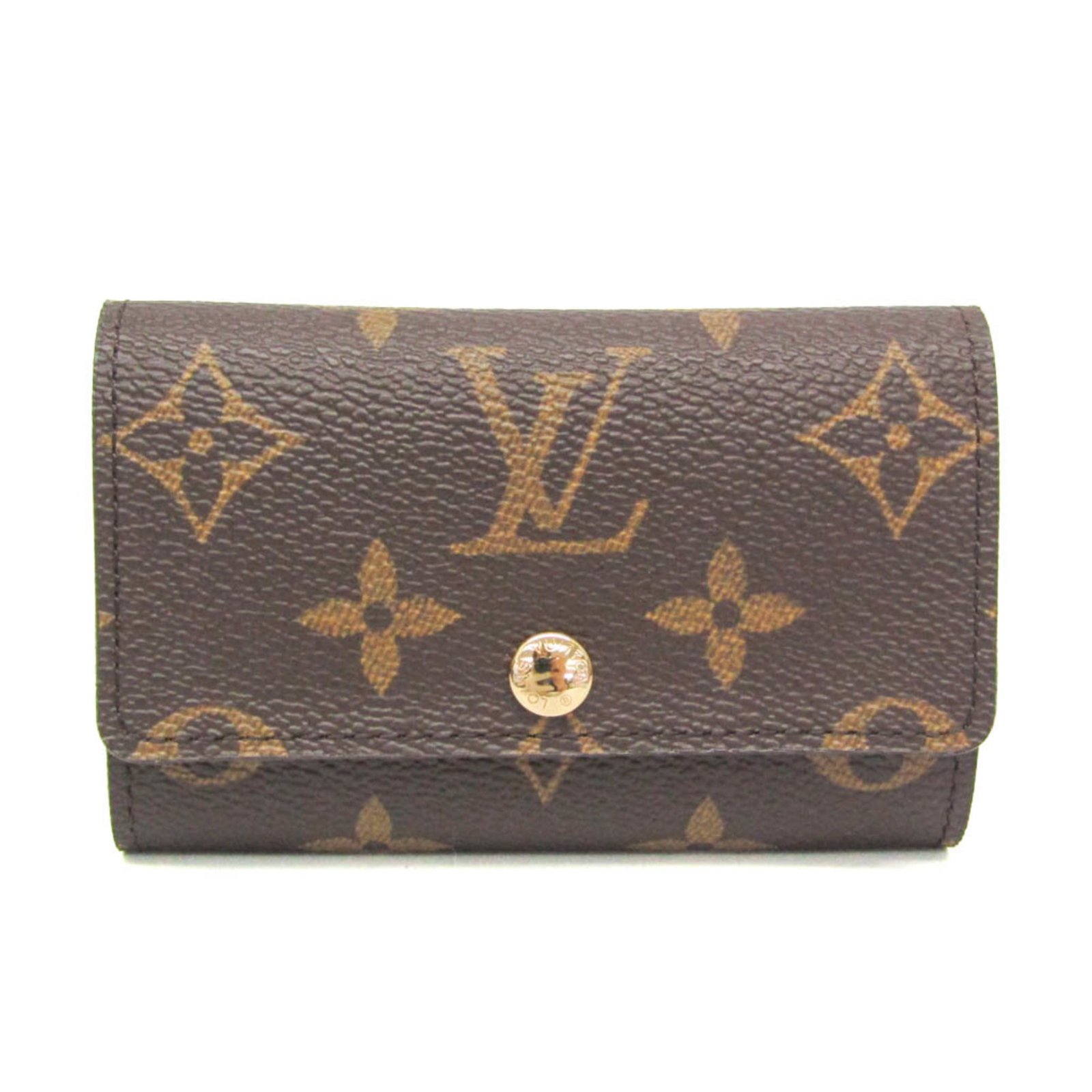 Keycase Monogram Louis Vuitton: Keycase Monogram Louis Vuitton The Louis Vuitton Monogram Keycase is a stylish accessory featuring the iconic Monogram pattern. Made from high-quality materials, this compact keycase has six hooks to 