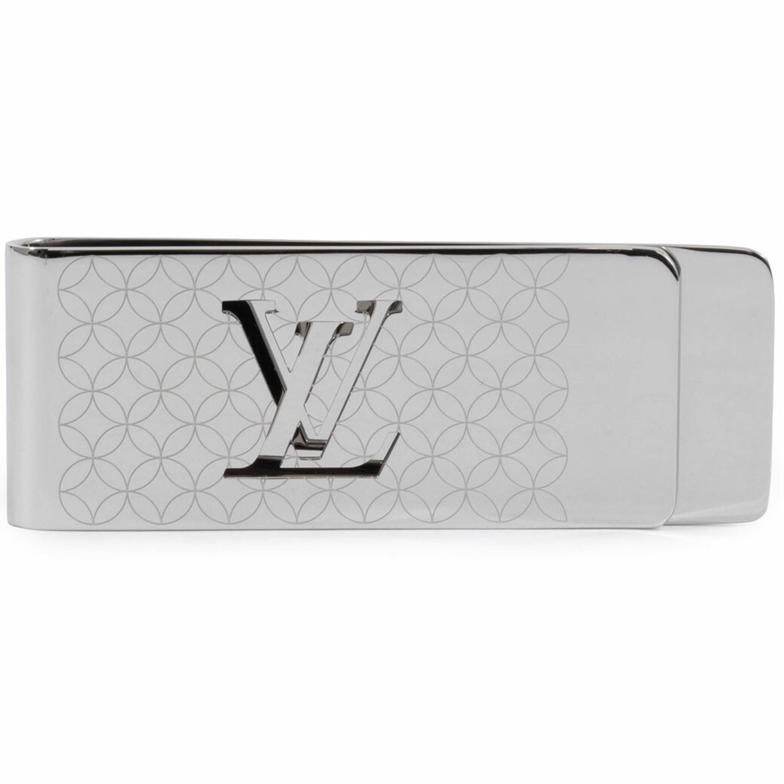 Louis Vuitton Money Clip: Louis Vuitton Money Clip Item Specifics: Brand: Louis Vuitton Type: Money clip Gender: Men Color: Silver Size (HxWxD): 6.5cm x 2.4cm x 7.00mm / 2.55'' x 0.94'' x 0.27'' Product Disclaimer: Items may