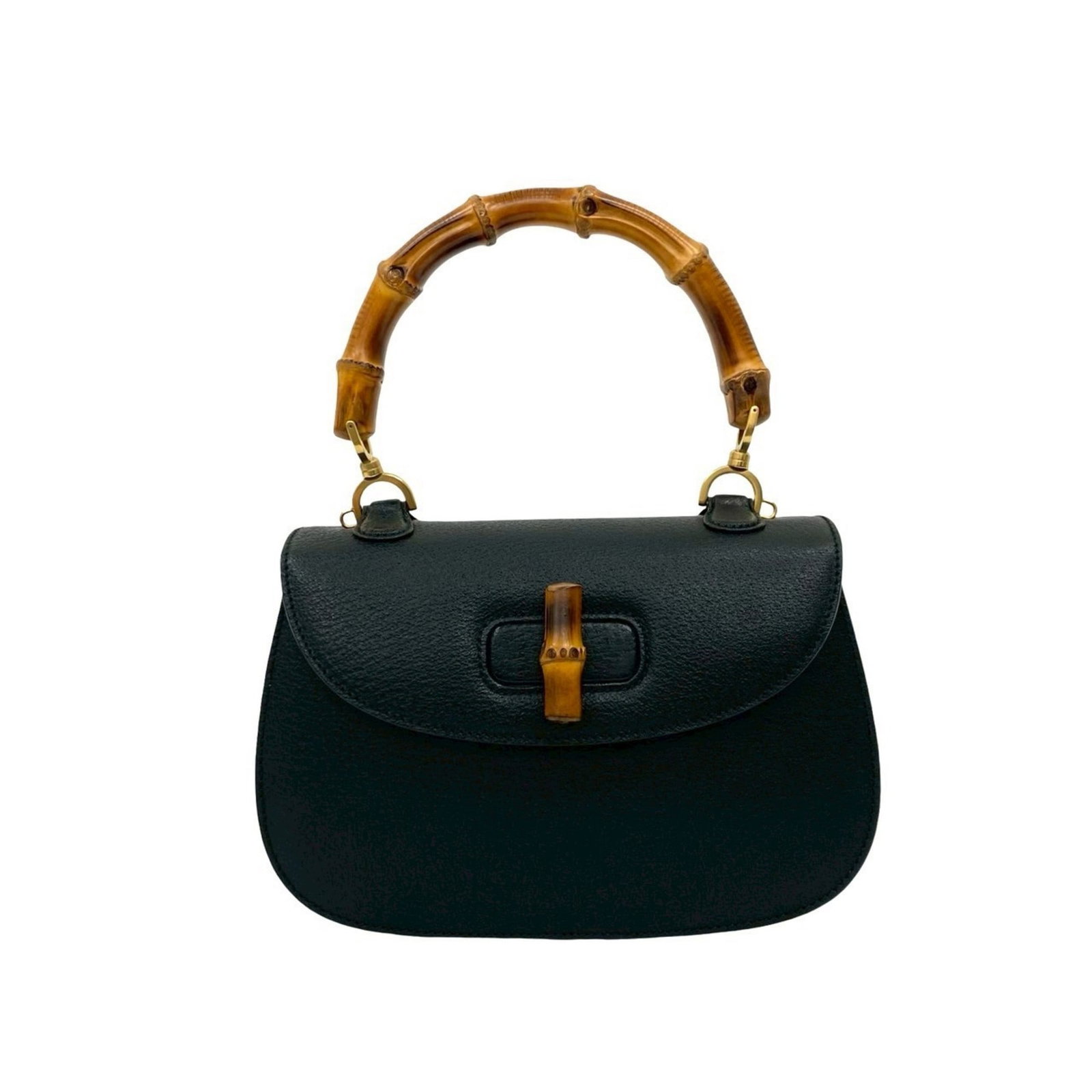 Handbag Leather Gucci: Handbag Leather Gucci Black leather Gucci handbag with dimensions 18.5cm x 26.5cm x 8cm. This handbag features Gucci's signature style and craftsmanship. Item Specifics: Brand: Gucci Type: Handbag