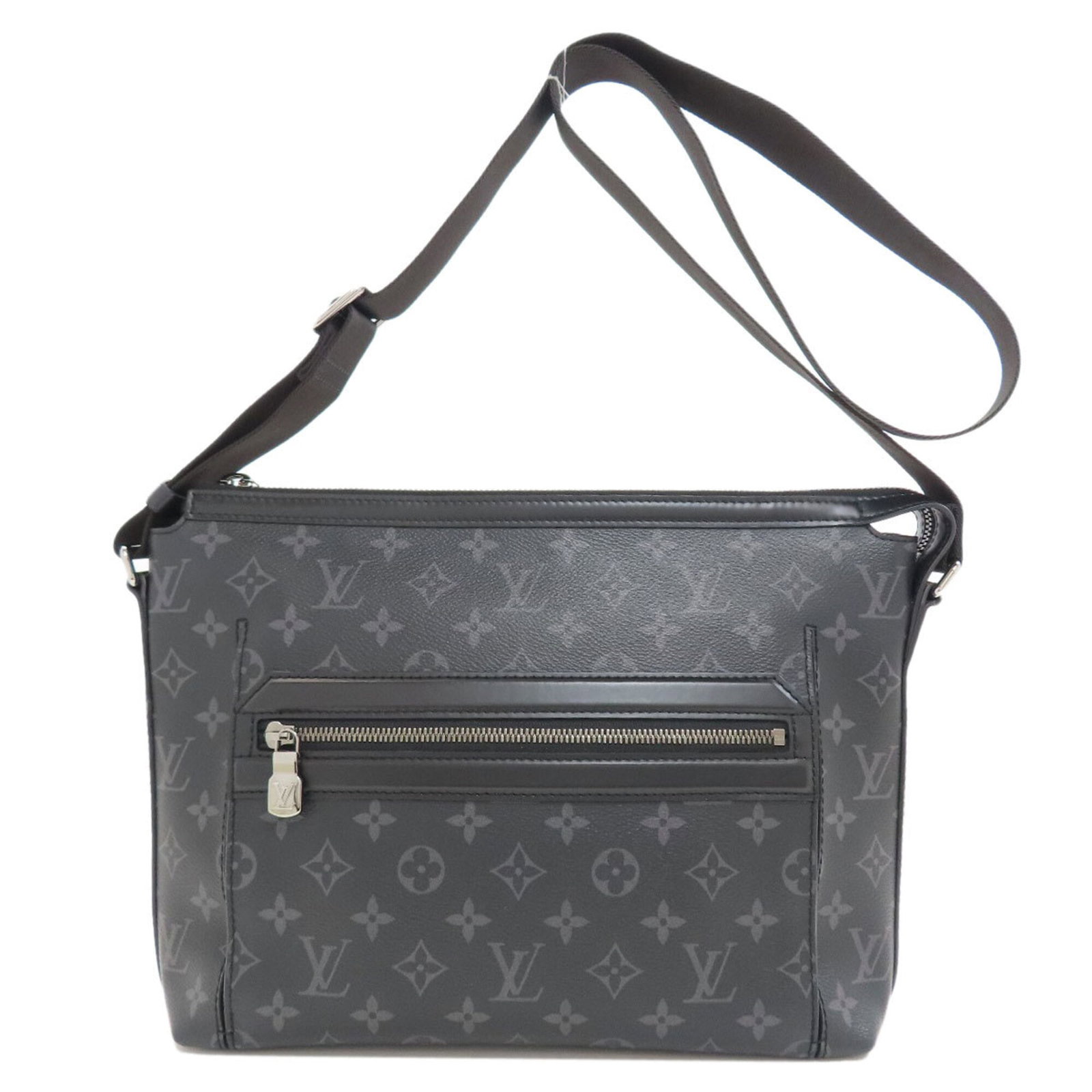 Monogram Eclipse Vuitton Bag Shoulder Louis: Monogram Eclipse Vuitton Bag Shoulder Louis Monogram Eclipse Vuitton Bag Shoulder Louis in Black - A sleek and sophisticated shoulder bag with a timeless design, featuring the iconic Monogram Eclipse 