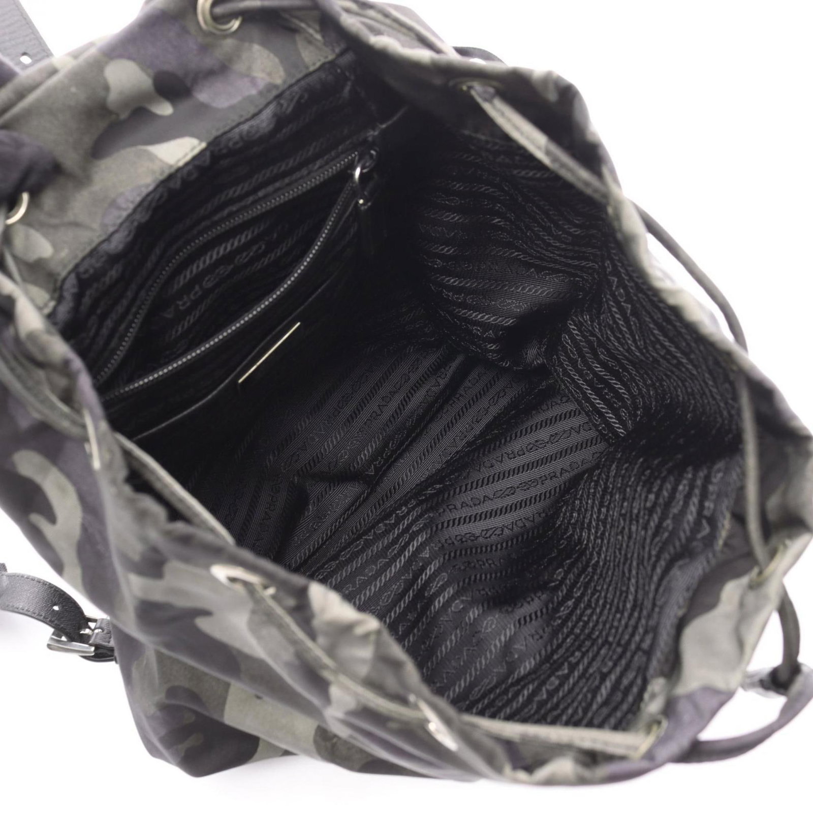 Nylon Leather Prada Backpack - 3