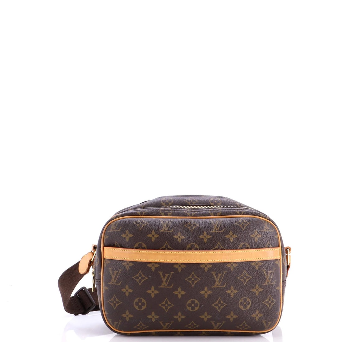 Canvas Monogram Bag Reporter Louis Vuitton PM: Canvas Monogram Bag Reporter Louis Vuitton PM The Louis Vuitton PM Reporter bag boasts a classic cross-body design with a timeless canvas monogram pattern, perfectly suited for everyday use. With its 