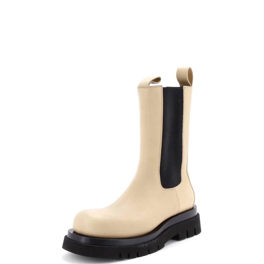 Bottega Veneta Men's Lug Chelsea Boots Leather: Bottega Veneta Men's Lug Chelsea Boots Leather Black, Neutral Bottega Veneta Men's Lug Chelsea Boots Leather are available in US(M) 8 size. Made from high-quality leather, these boots feature a