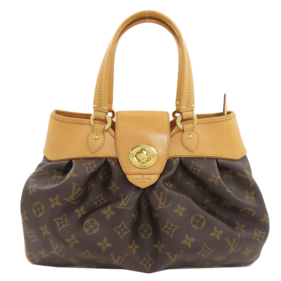M45715 Monogram Canvas Louis Vuitton Boesi Tote Pm Bag: M45715 Monogram Canvas Louis Vuitton Boesi Tote Pm Bag Monogram canvas exterior and timeless design make this Louis Vuitton tote bag a stylish and versatile accessory. The classic brown color and