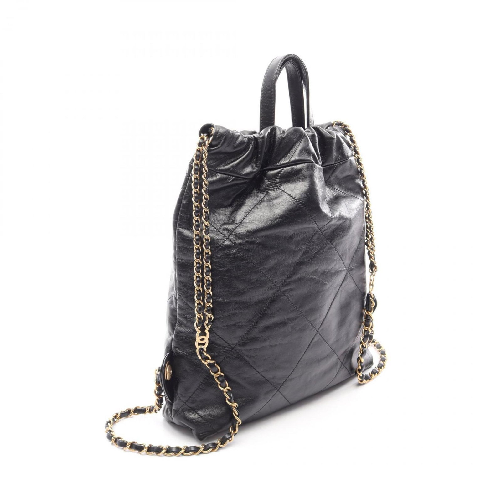 Leather Handbag Backpack Chanel - 2