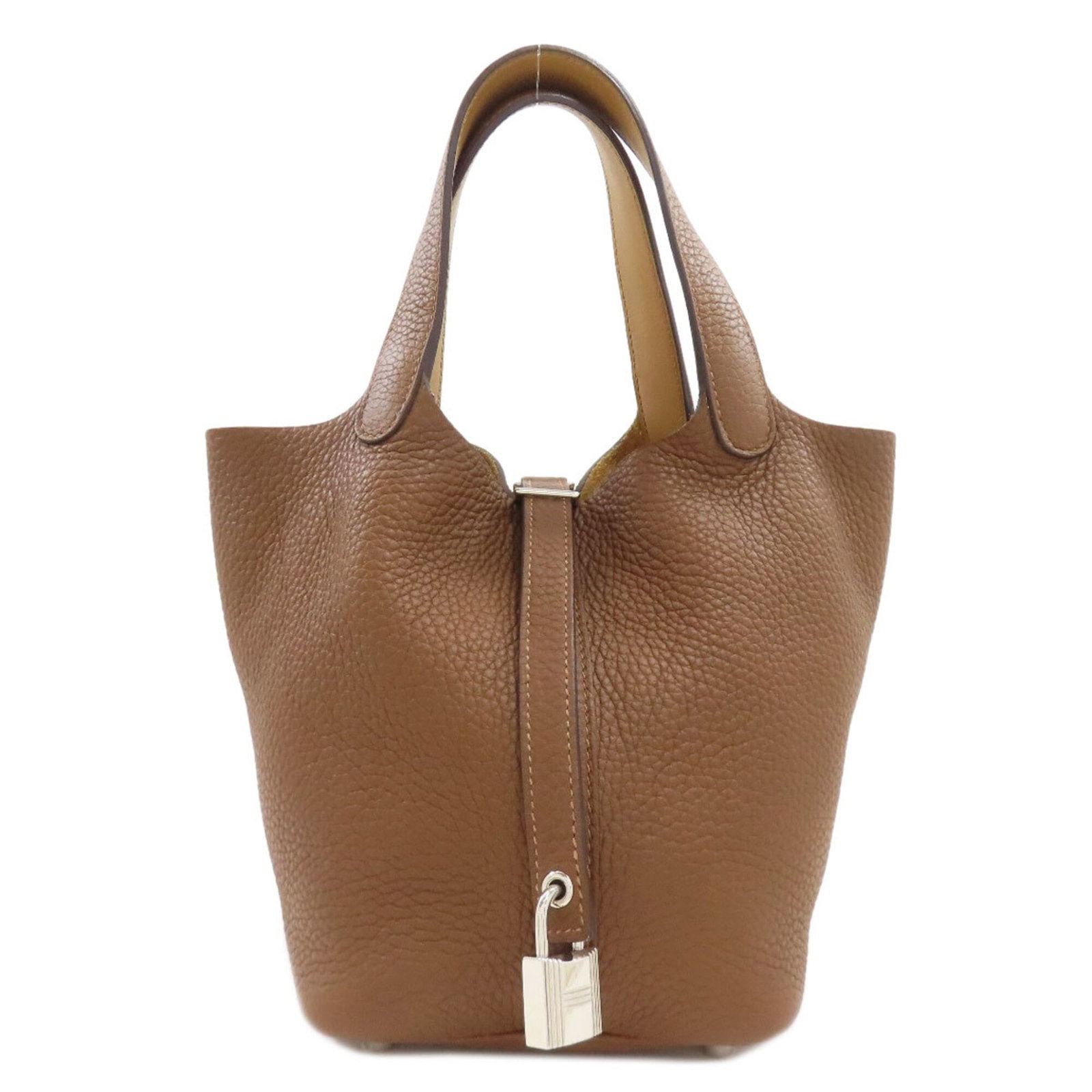 Clemence Leather Handbag Taurillon Hermes: Clemence Leather Handbag Taurillon Hermes Taurillon clemence leather gives this handbag a rich, luxurious feel. The classic design and timeless brown color make it a versatile accessory for everyday