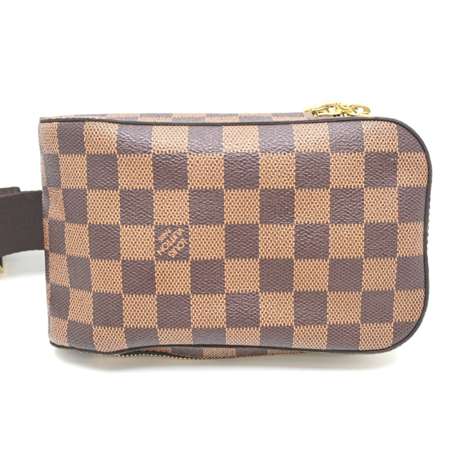 Canvas Sling Bag Damier Louis Vuitton: Canvas Sling Bag Damier Louis Vuitton Damier canvas pattern adds a touch of classic elegance to this brown Louis Vuitton sling bag, featuring a timeless design that's both stylish and versatile. Made 
