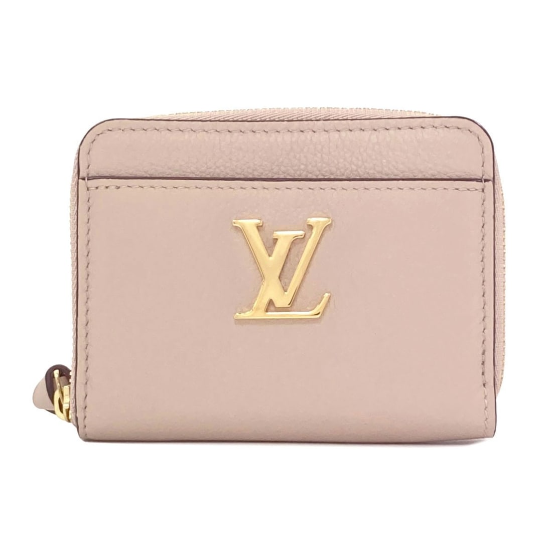 Louis Vuitton M80100 Zippy Coin Purse Lock Me Coin Purse Taurillon: Louis Vuitton M80100 Zippy Coin Purse Lock Me Coin Purse Taurillon The Louis Vuitton M80100 Zippy Coin Purse Lock Me Coin Purse Taurillon features a classic design with a beige Taurillon