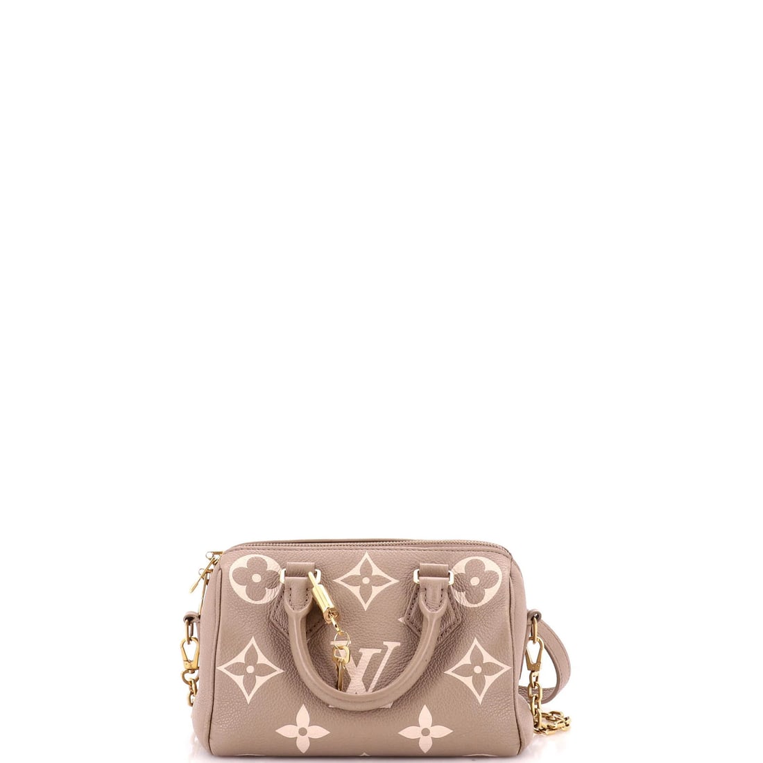 Louis Vuitton Speedy Giant 20 Bicolor Monogram Empreinte Bag Bandouliere: Louis Vuitton Speedy Giant 20 Bicolor Monogram Empreinte Bag Bandouliere The Louis Vuitton Speedy Giant 20 Bicolor Monogram Empreinte Bag Bandouliere is a stylish cross-body bag featuring a durable