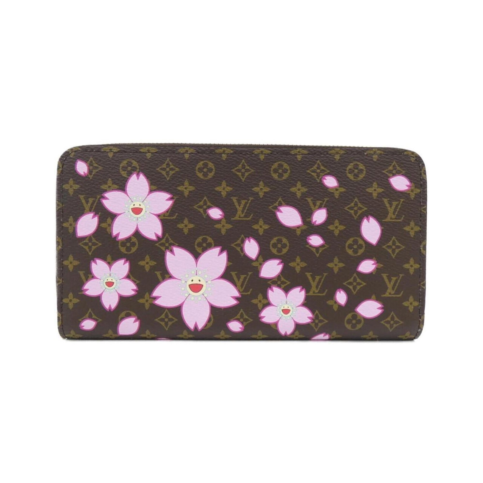 Canvas Long Wallet Coated Louis Vuitton Bi Fold: Canvas Long Wallet Coated Louis Vuitton Bi Fold Canvas Long Wallet Coated Louis Vuitton Bi Fold features a Blossom, Brown, Monogram Cherry color scheme, with a coated canvas material and a bi-fold des