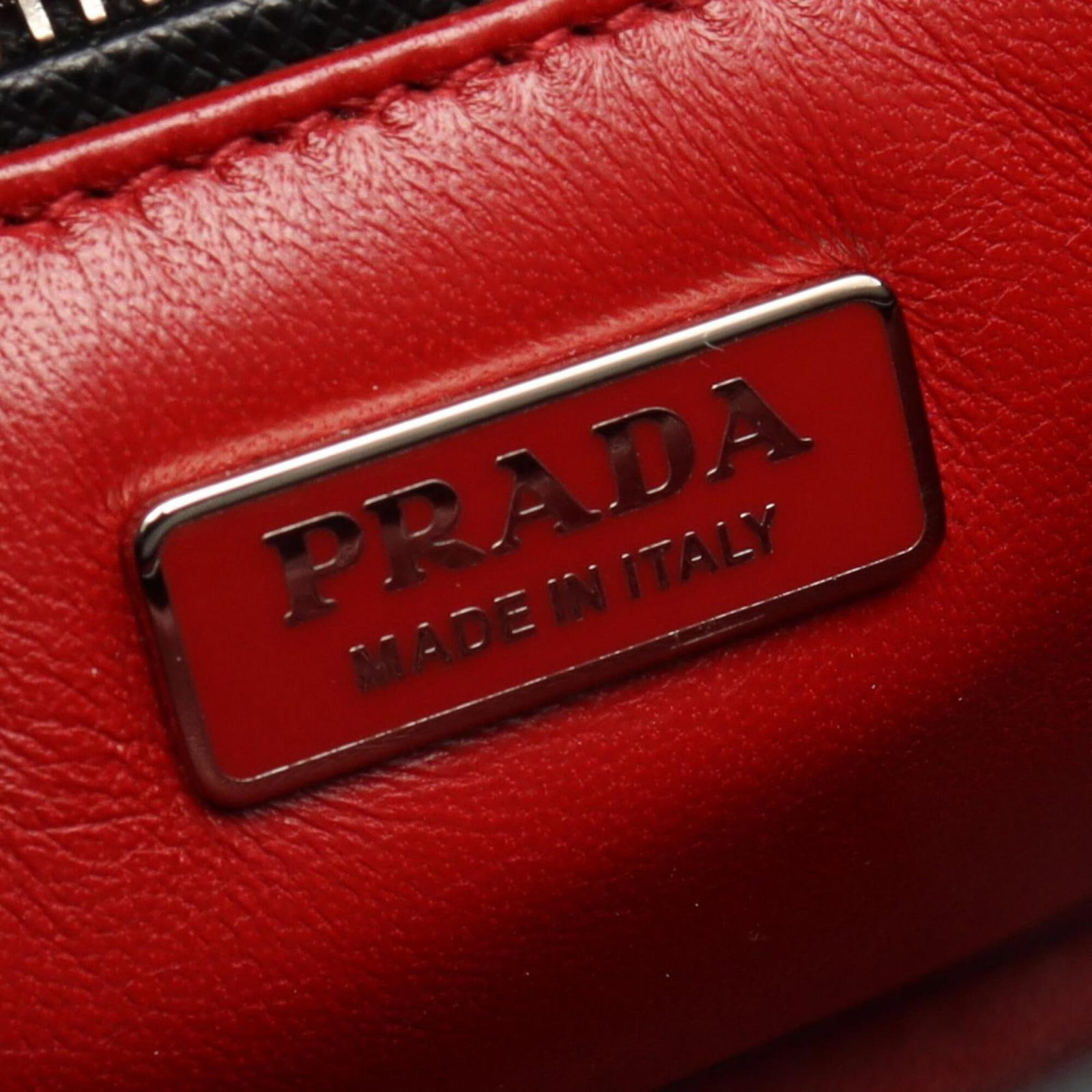 Handbag Leather Prada - 4