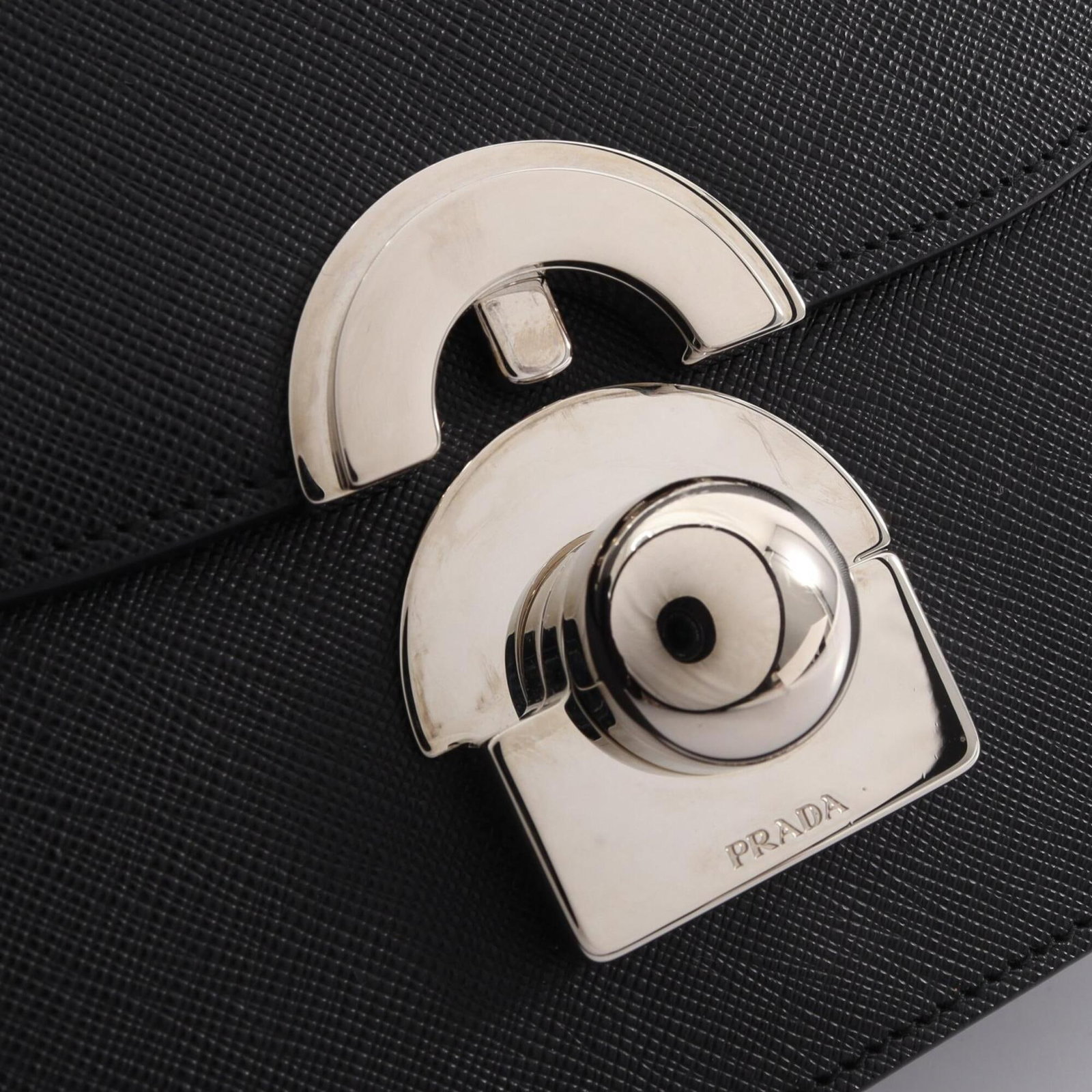 Handbag Leather Prada - 5