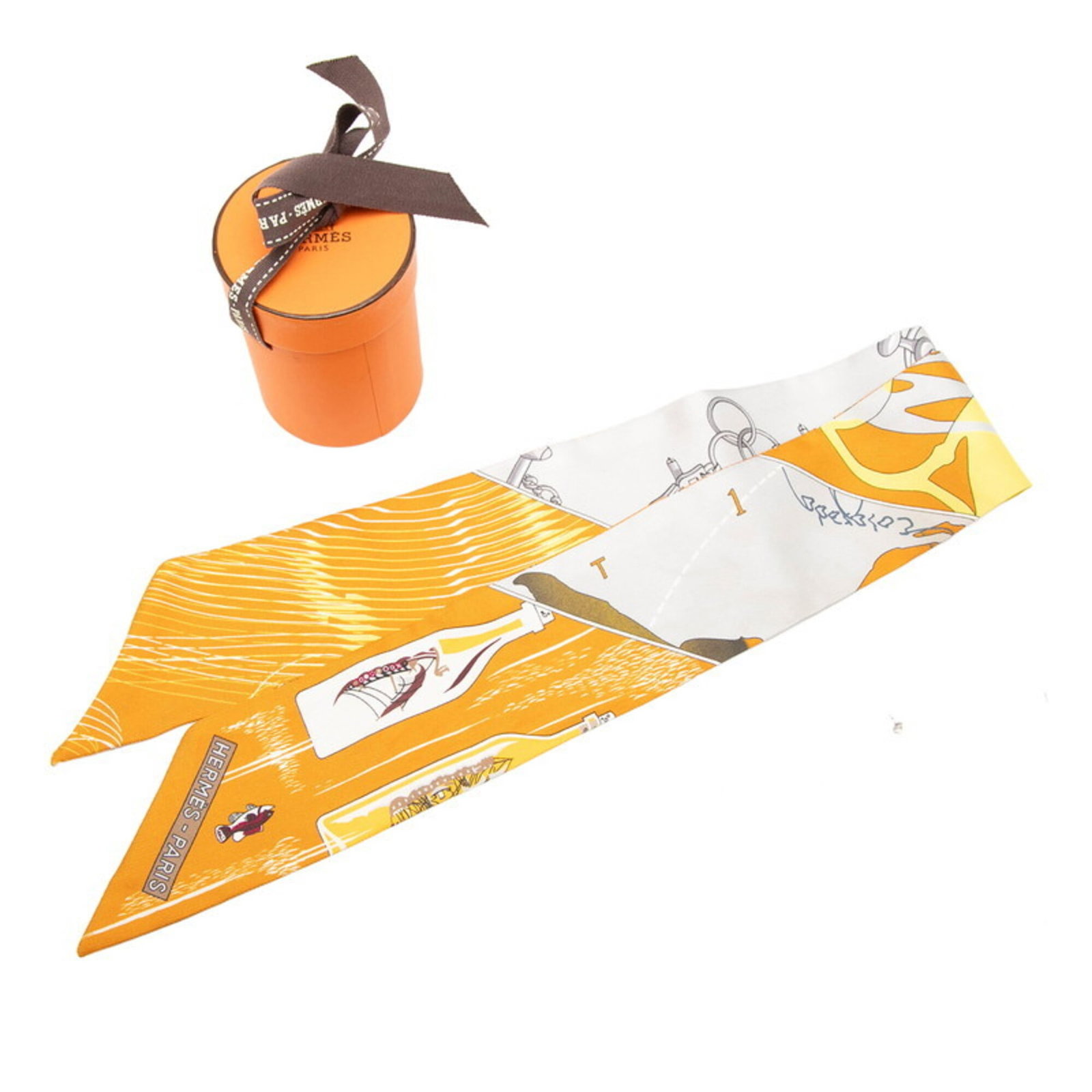 Silk Hermes Scarf - 6