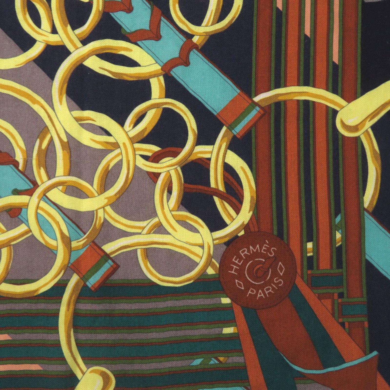 Silk Hermes Scarf - 4