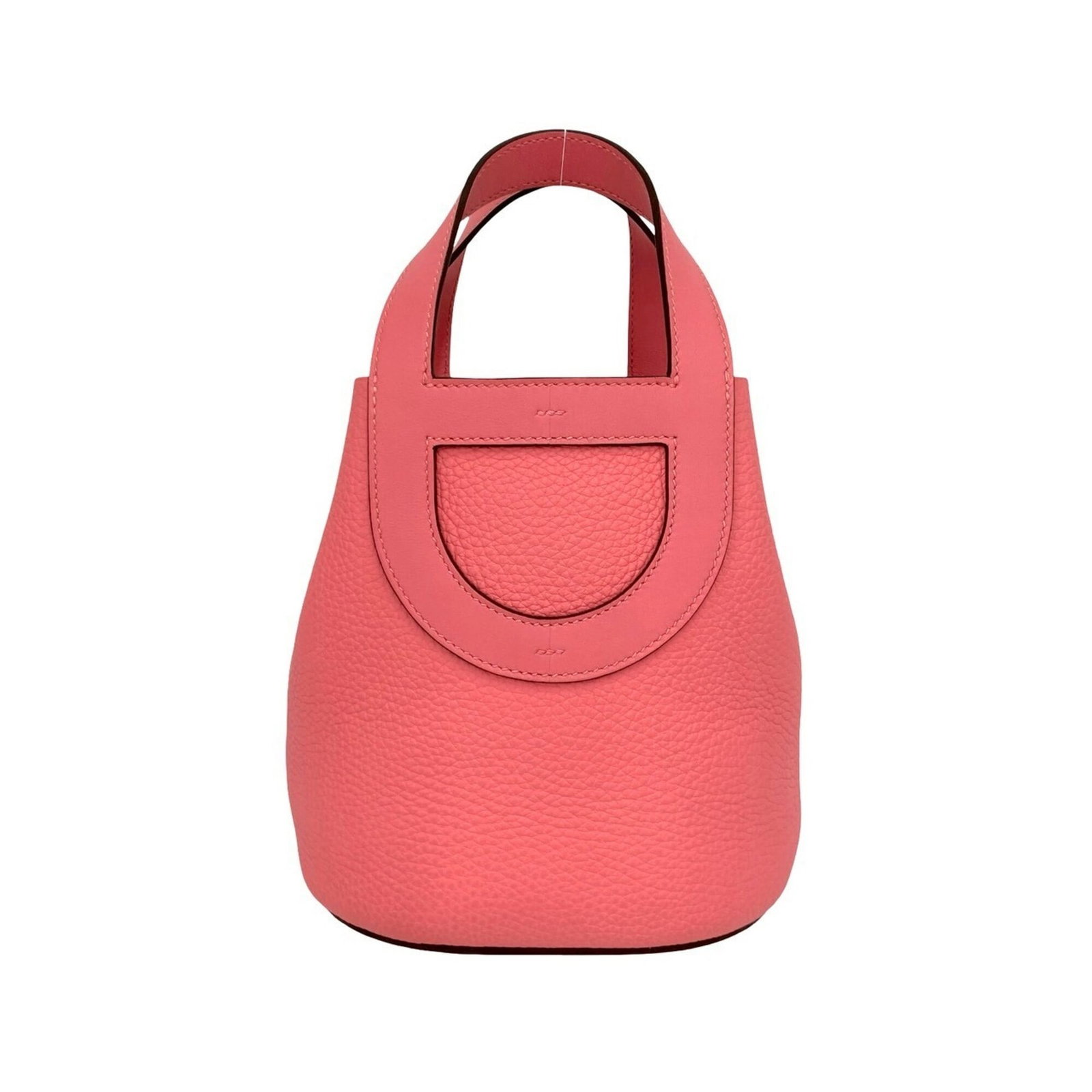 Clemence Tote Bag Hermes Leather Taurillon: Clemence Tote Bag Hermes Leather Taurillon Taurillon clemence leather gives this Herm?s tote bag a unique, soft-touch finish. The pink color adds a touch of femininity to this classic design, while th