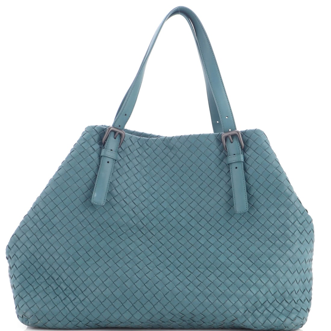 Intrecciato Nappa Tote A-Shape Bottega Veneta Large: Intrecciato Nappa Tote A-Shape Bottega Veneta Large Bottega Veneta's Intrecciato Nappa Tote A-Shape Large is a stylish and versatile bag, boasting a striking green exterior with an A-Shape design. The