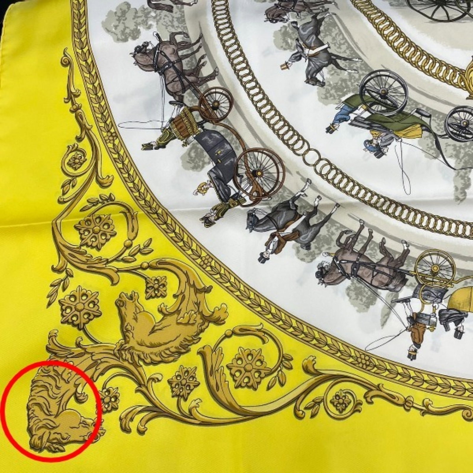 Silk Hermes Scarf - 12