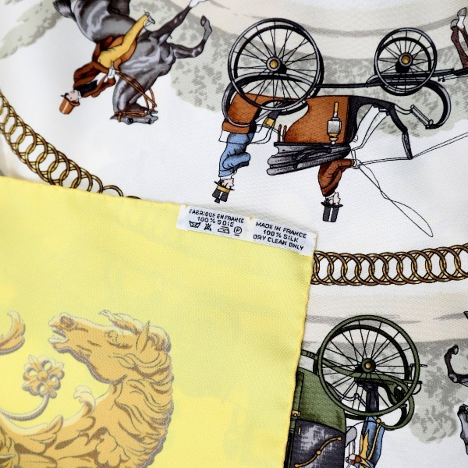 Silk Hermes Scarf - 3