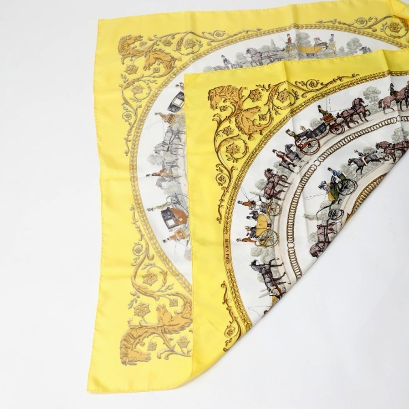 Silk Hermes Scarf - 4