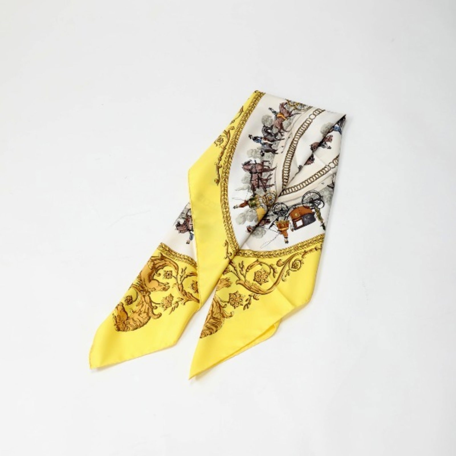 Silk Hermes Scarf - 5