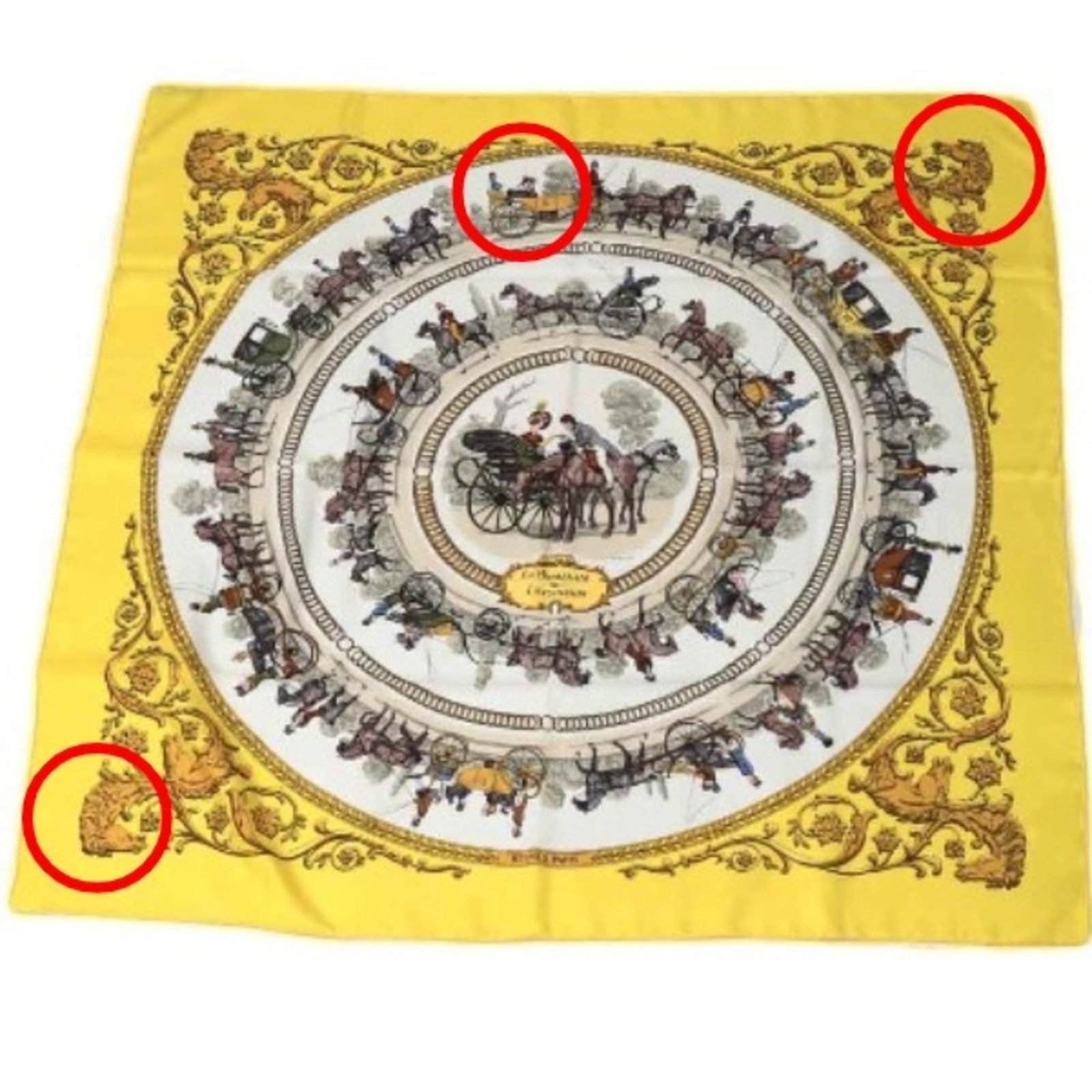 Silk Hermes Scarf - 7