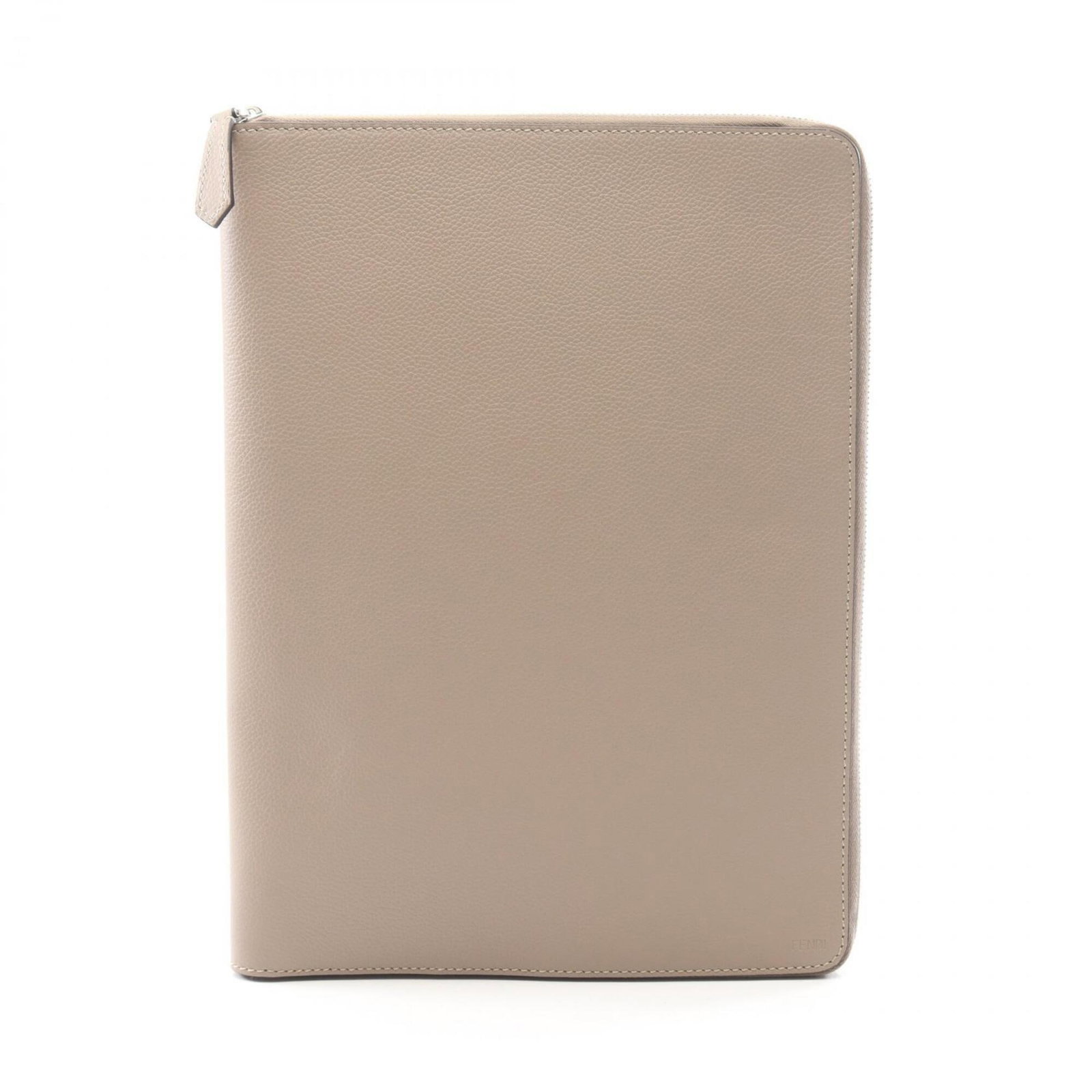 Fendi Bag Leather Clutch: Fendi Bag Leather Clutch The Fendi Bag Leather Clutch boasts a classic beige leather design, measuring 33cm x 24cm x 2cm, making it a stylish and compact accessory. Its sleek shape and understated