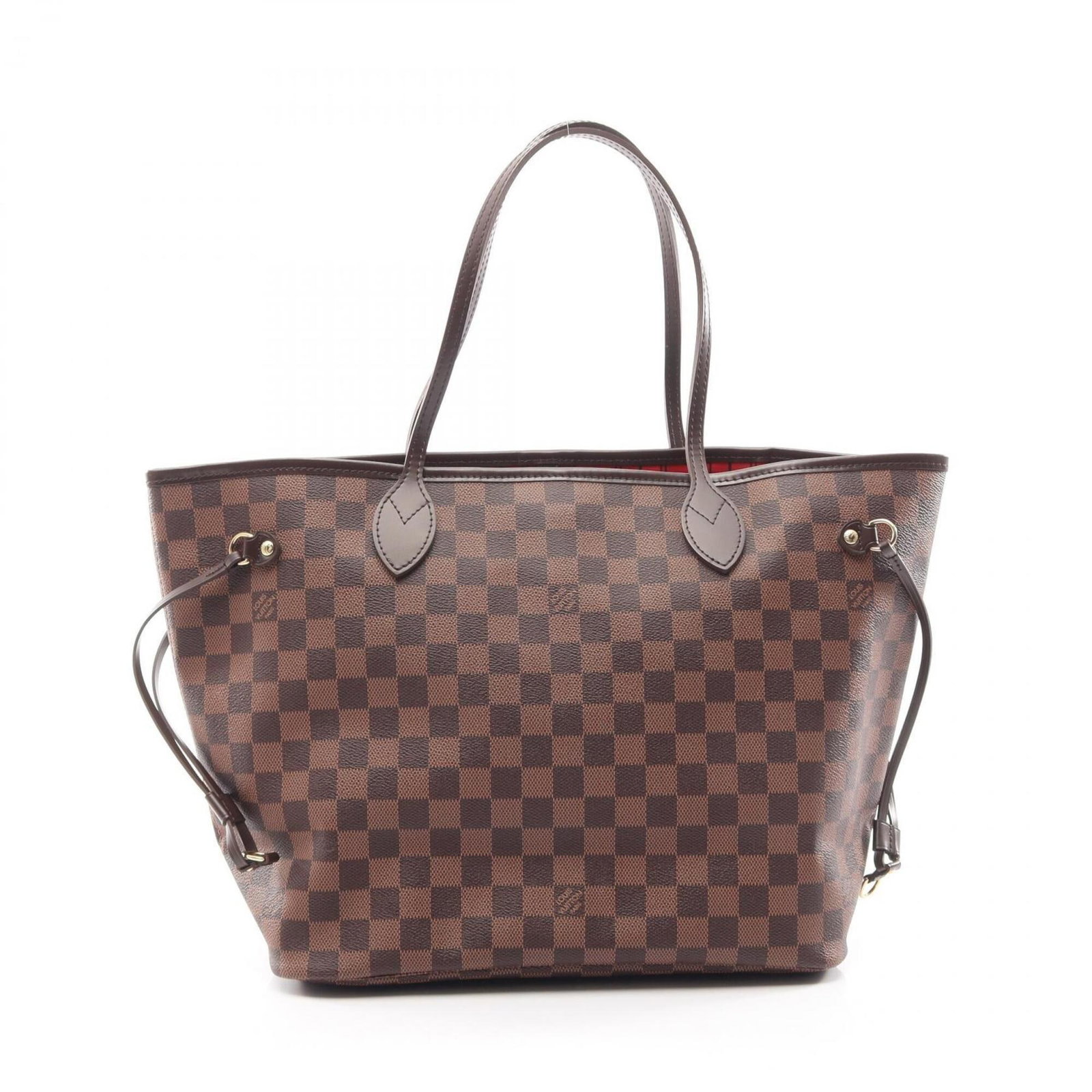 Canvas Pvc Leather Coated Handbag Tote Louis: Canvas Pvc Leather Coated Handbag Tote Louis Coated canvas, PVC, and leather come together in this Louis Vuitton MPN N51105 handbag tote, featuring a classic design with a brown color and dimensions