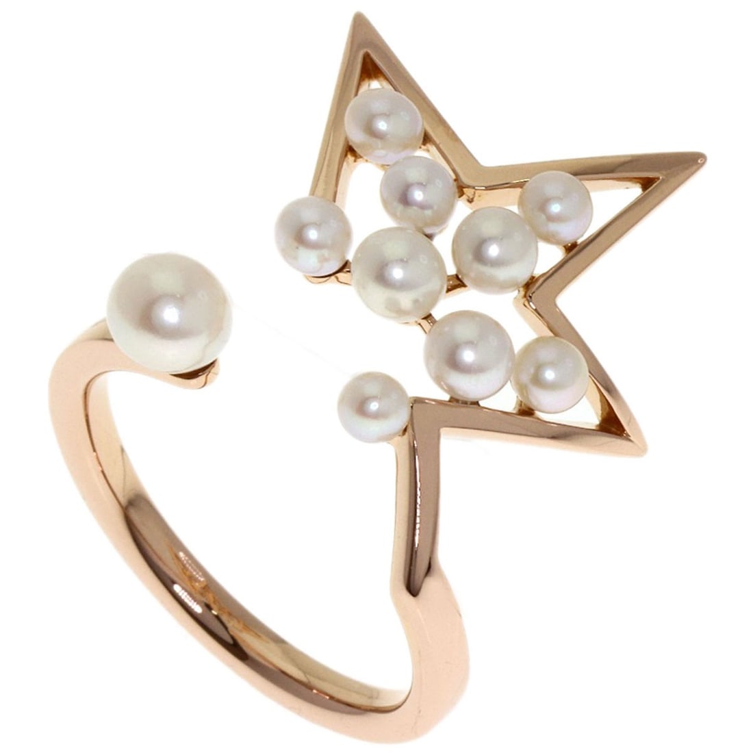 Sterling Pearl Ring Gold Sakura Tasaki Abstract: Sterling Pearl Ring Gold Sakura Tasaki Abstract Sterling Pearl Ring Gold Sakura Tasaki Abstract features a beautiful pearl main stone set in a gold Sakura Tasaki ring. The ring's gold exterior is