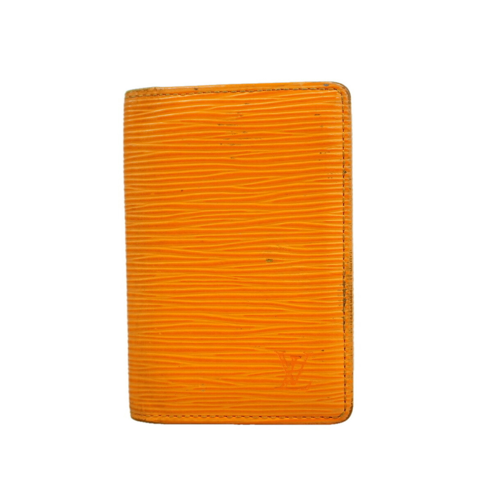 Case Louis Vuitton Card: Case Louis Vuitton Card The Louis Vuitton Card case boasts a sleek Mandarin color, measuring 7.5cm x 11cm x 5mm, making it a compact and stylish accessory. This card case features the iconic Louis Vui