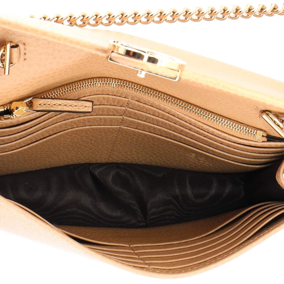 Gucci Interlocking Leather Chain Wallet - 5