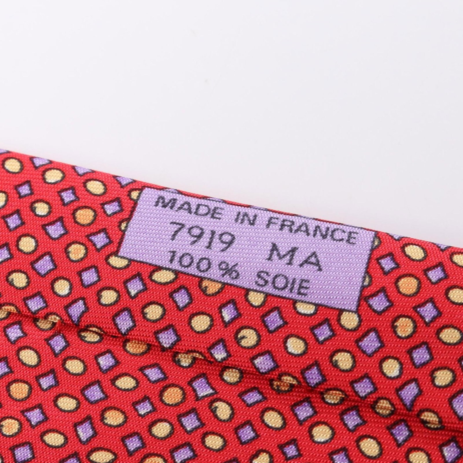 Silk Cravat Hermes - 5