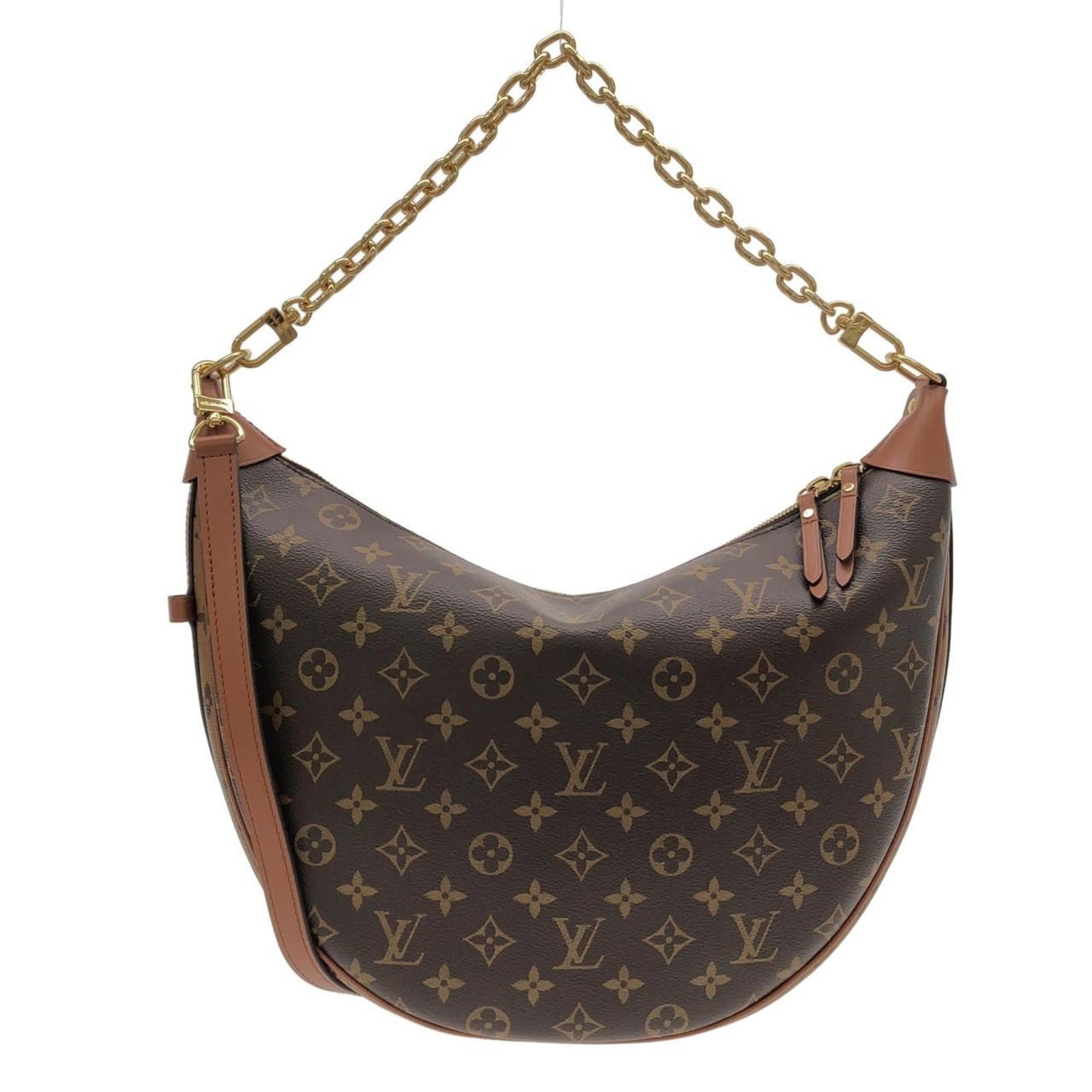 Coated Canvas Shoulder Bag Pouch By Louis Vuitton: Coated Canvas Shoulder Bag Pouch By Louis Vuitton Coated canvas, gold hardware, and a timeless design make this Louis Vuitton MPN M46311 Pouch a stylish accessory. The bag's compact size and durable