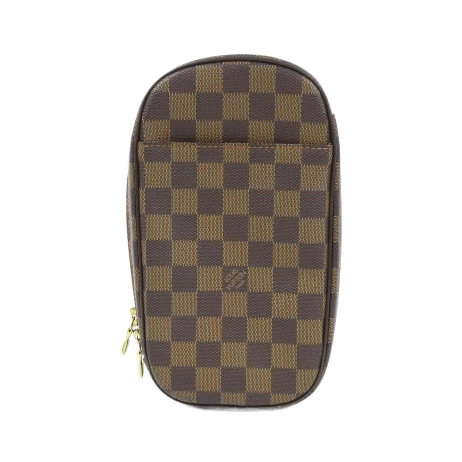 Coated Canvas Pochette Bag Shoulder Louis Vuitton: Coated Canvas Pochette Bag Shoulder Louis Vuitton Coated canvas, a durable and stylish material, gives this Louis Vuitton pochette bag its distinctive look. Measuring 23cm x 13cm x 5cm, it's a compact