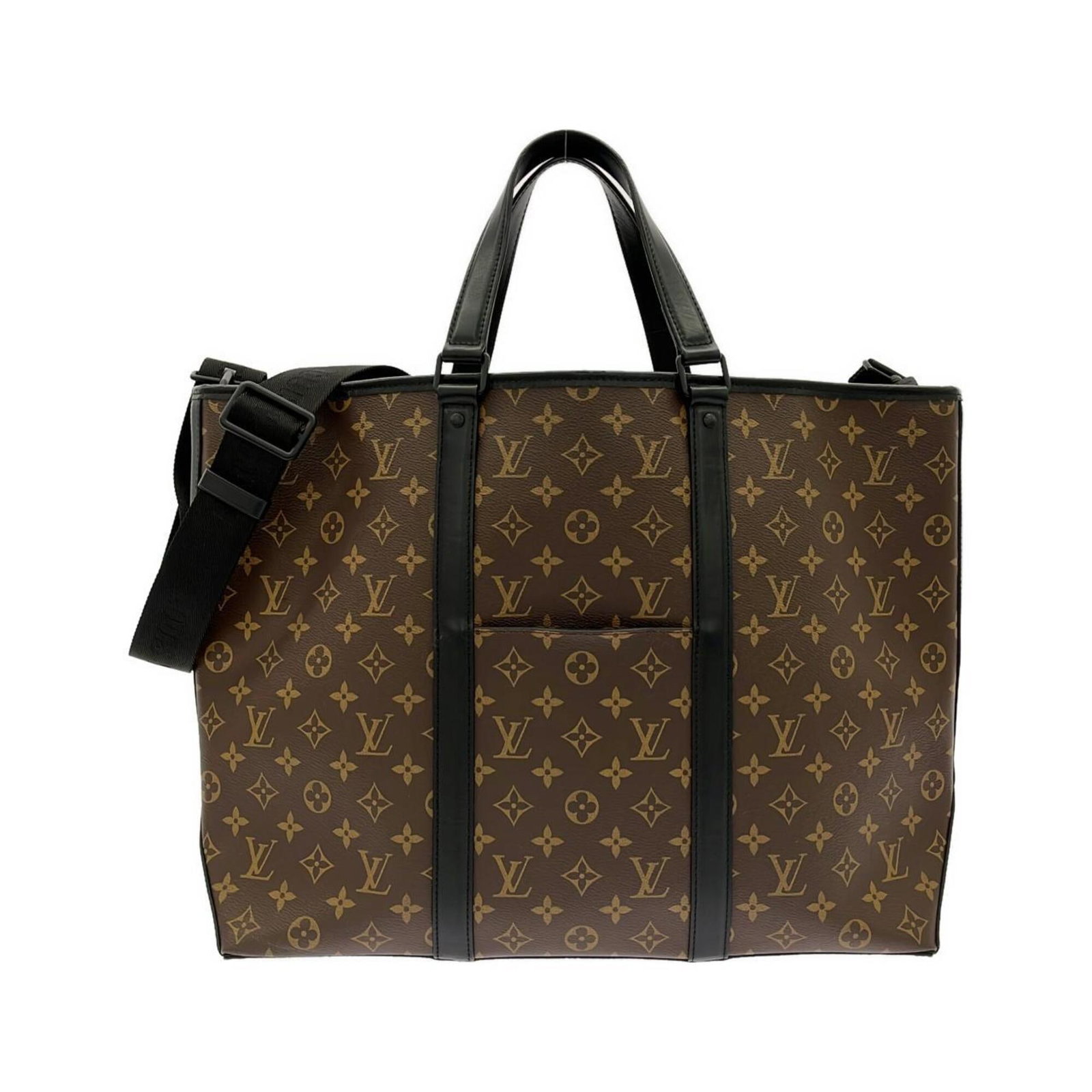 Louis Vuitton Handbag Coated Canvas: Louis Vuitton Handbag Coated Canvas Coated canvas construction provides durability and style to this Louis Vuitton handbag, featuring a classic design with a signature maroon hue. The bag's