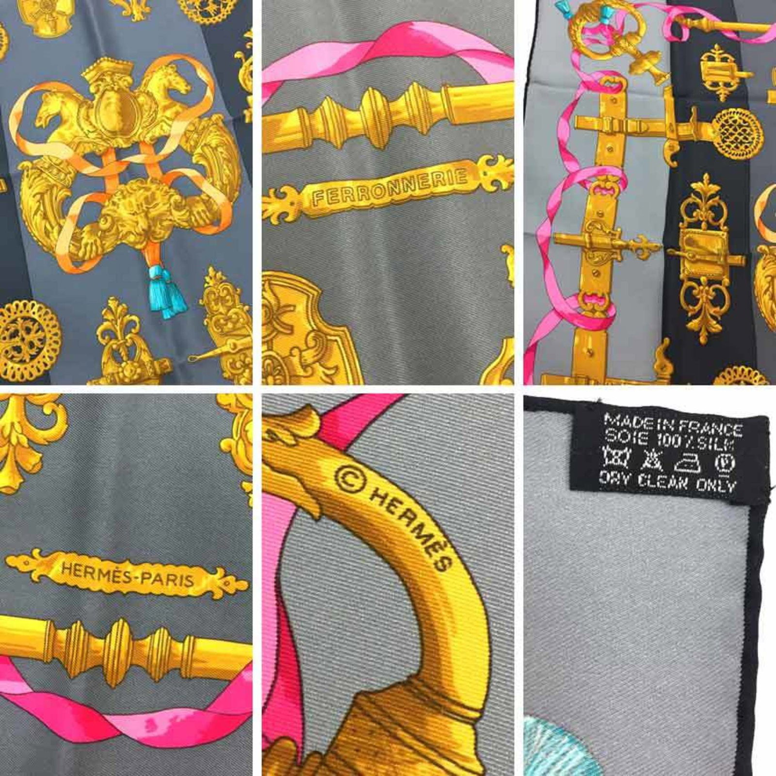 Silk Hermes Scarf - 2