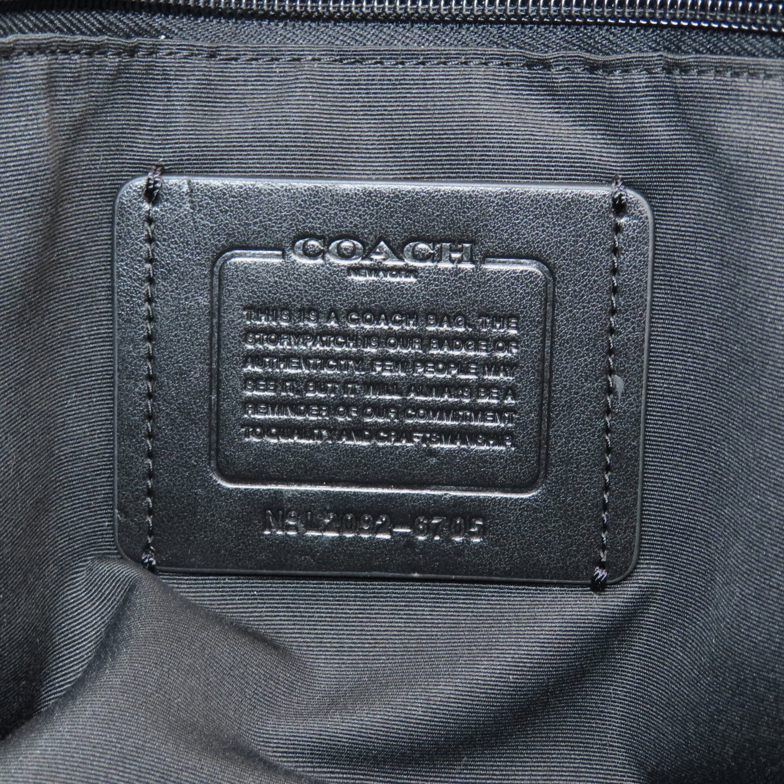 Briefcase Leather Coach - 6